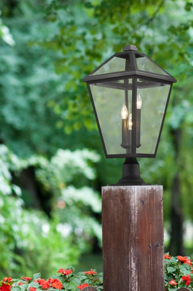 Z-Lite 3 Light Outdoor Pier Mounted Fixture, Stainless Steel, Seedy, 25.75x12.25x12.25, Model 579PHXLR-533PM-ORB
