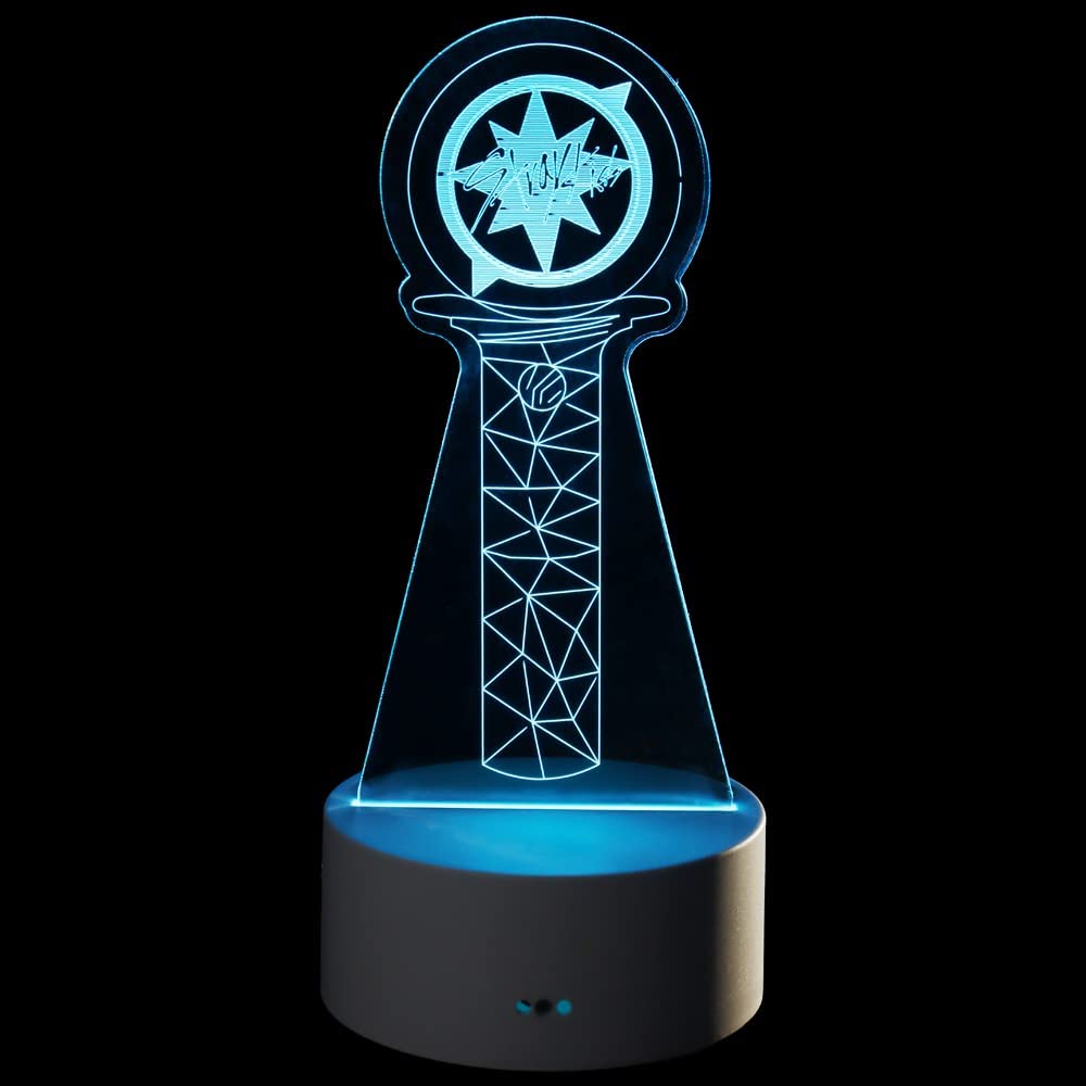 WGEEEY Kpop Stray Kids LED Night Light - 16 Colors, USB, Remote Control, White, Home Room Decoration