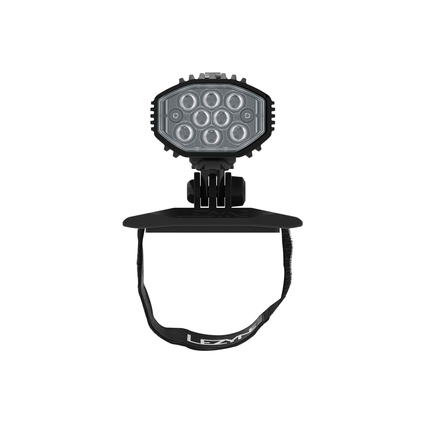Lezyne Helmet Lite Drive 1200+ Front Usb-C Rechargeable Low-Profile Road Mountain Gravel Bike Bicycle Cycling Light, 1 200 Lumens | Includes Gopro Style Mount | Cnc-Machined Aluminum Construction