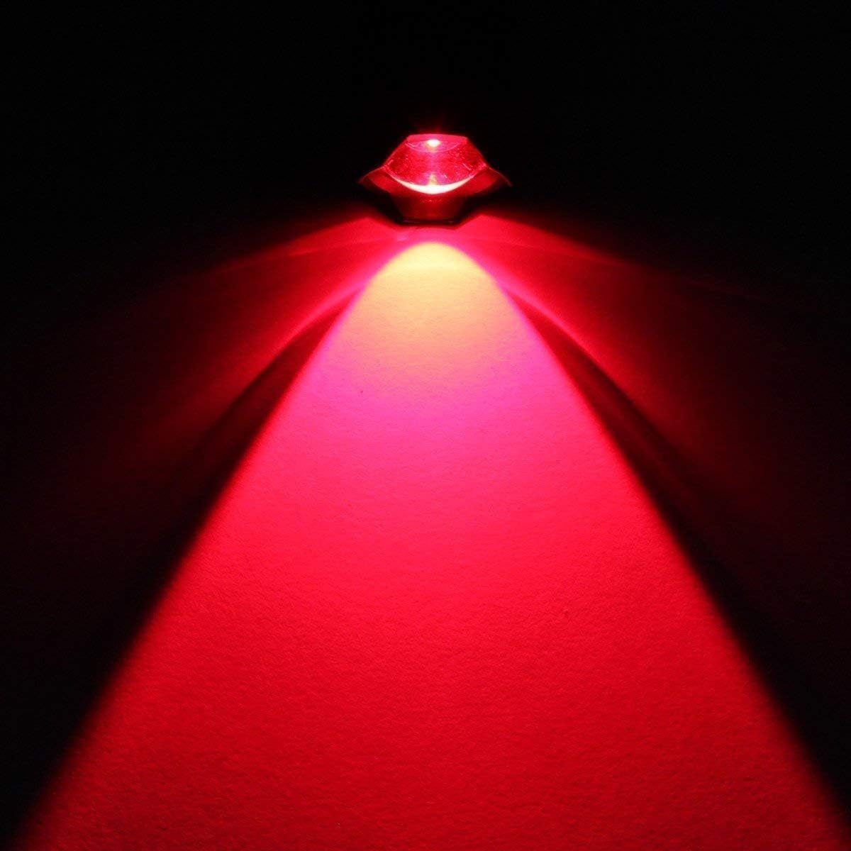 RaySoar 4 Pack Red Light Flashlight - 3 Modes, Aluminum, Ideal for Astronomy & Outdoor Activities, SK68-Red Model