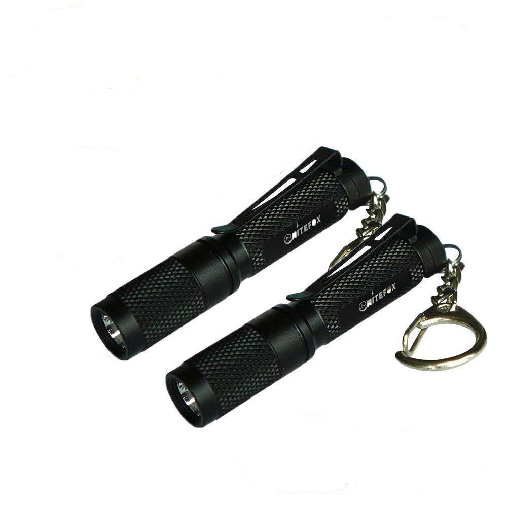 Nitefox K3 AAA Mini Keychain Flashlight Bright with Diffuser 150 Lumens 3 Modes,Tiny Small Multipurpose Caplamp Camplamp Tablela