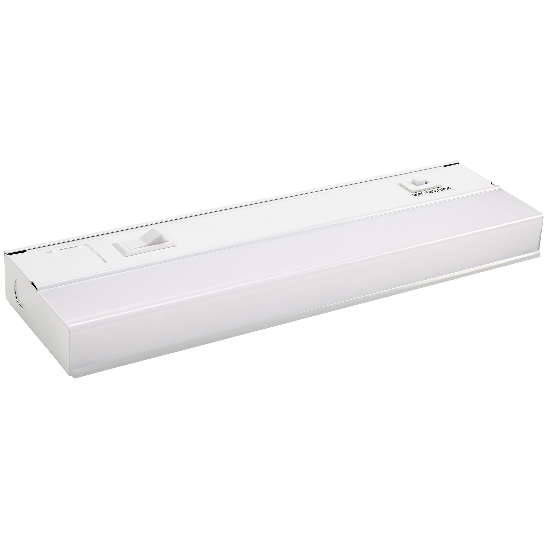 Maxxima 12 In. Hardwired Led Under Cabinet Light - 300 Lumens, 3 Cct, Color Temperature Slide Control, 3000K/4000K/5000K, Kitche