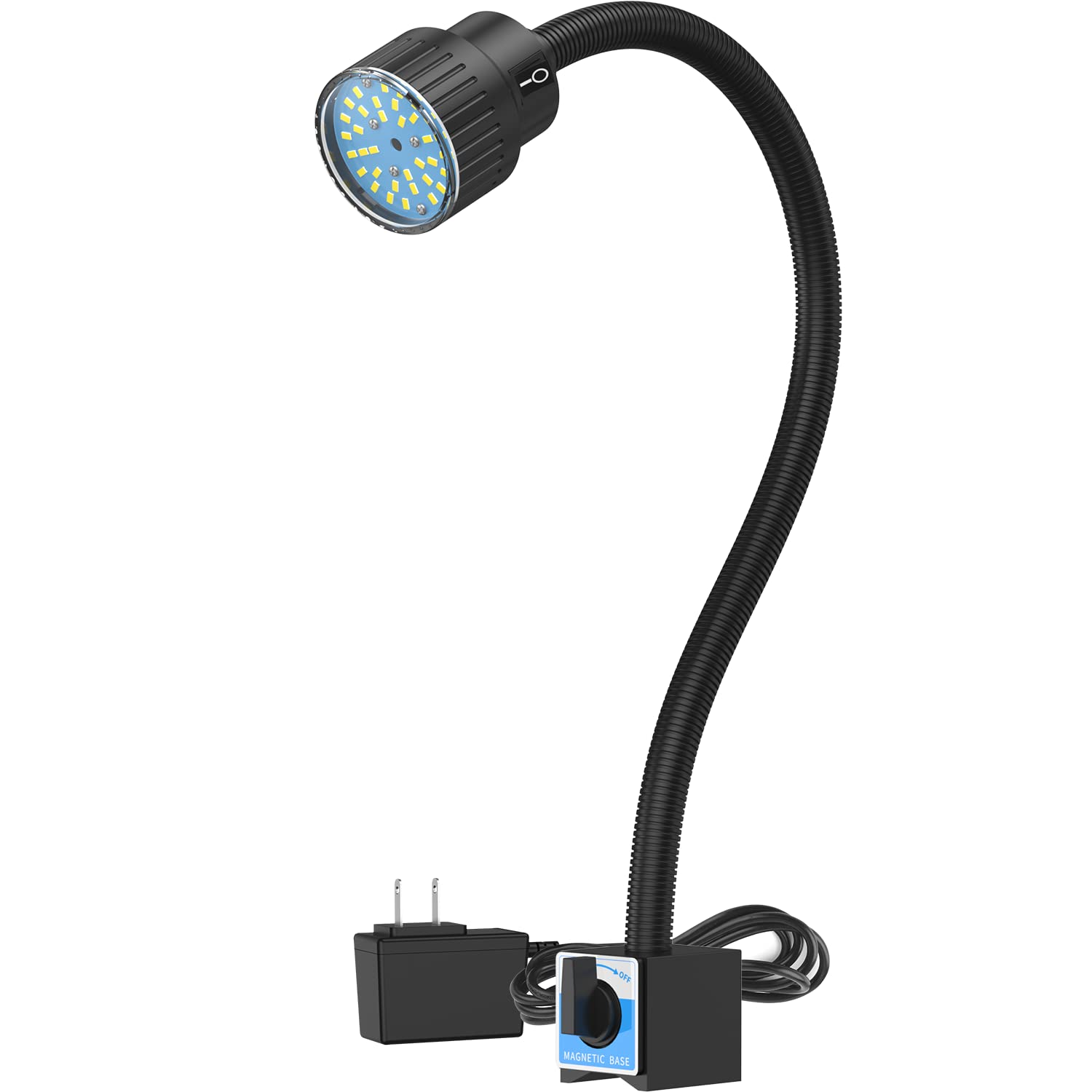 Lathe Light,1200 Lumens Magnetic Led Light, IP66 Waterproof Magnetic Base Shop Light for Milling Machine, Drill Press