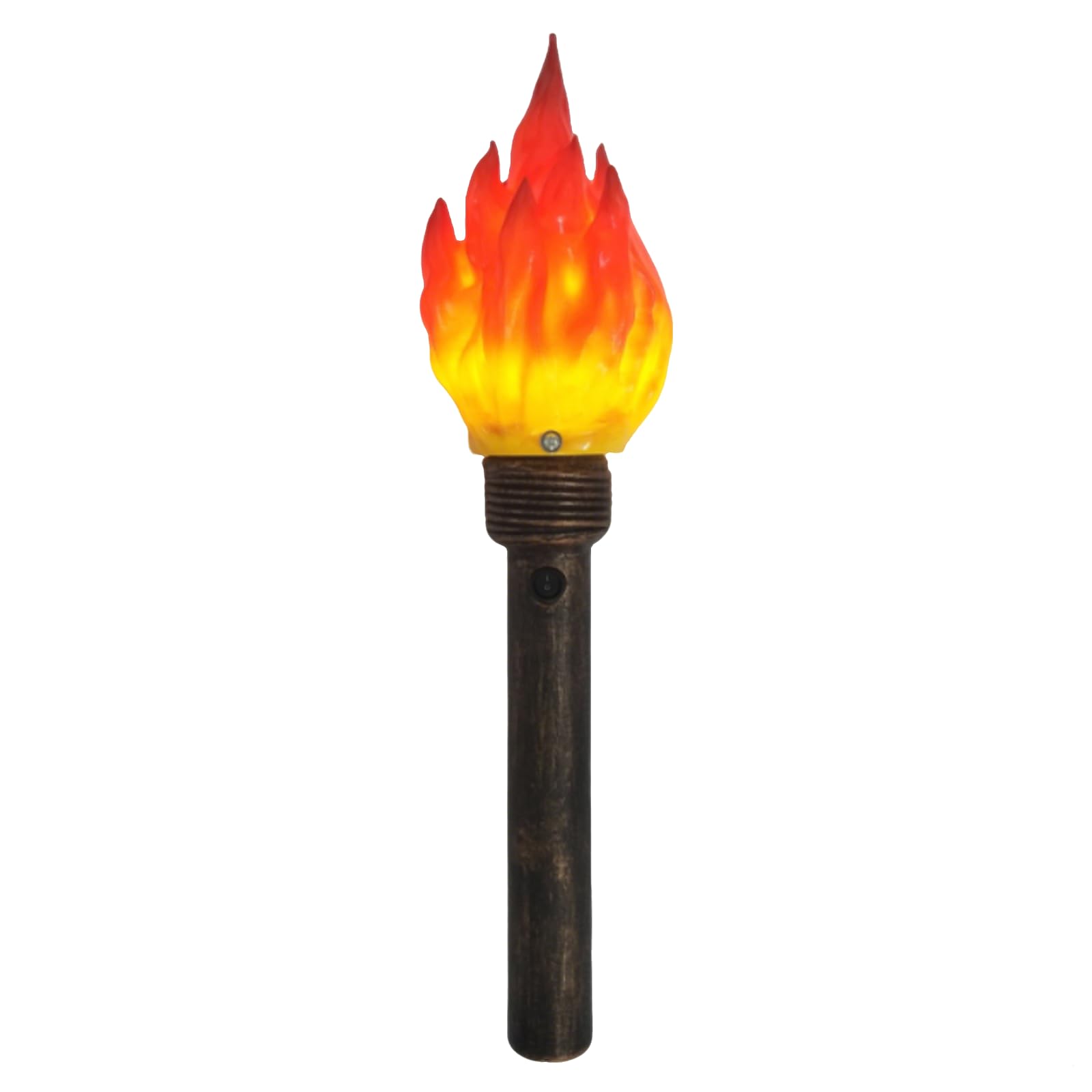 Tixtivn Handheld Torch Prop LED Light,18.05inch Long,Realistic Flame Torch for Olympic Games Opening Ceremony Celebrations Festi