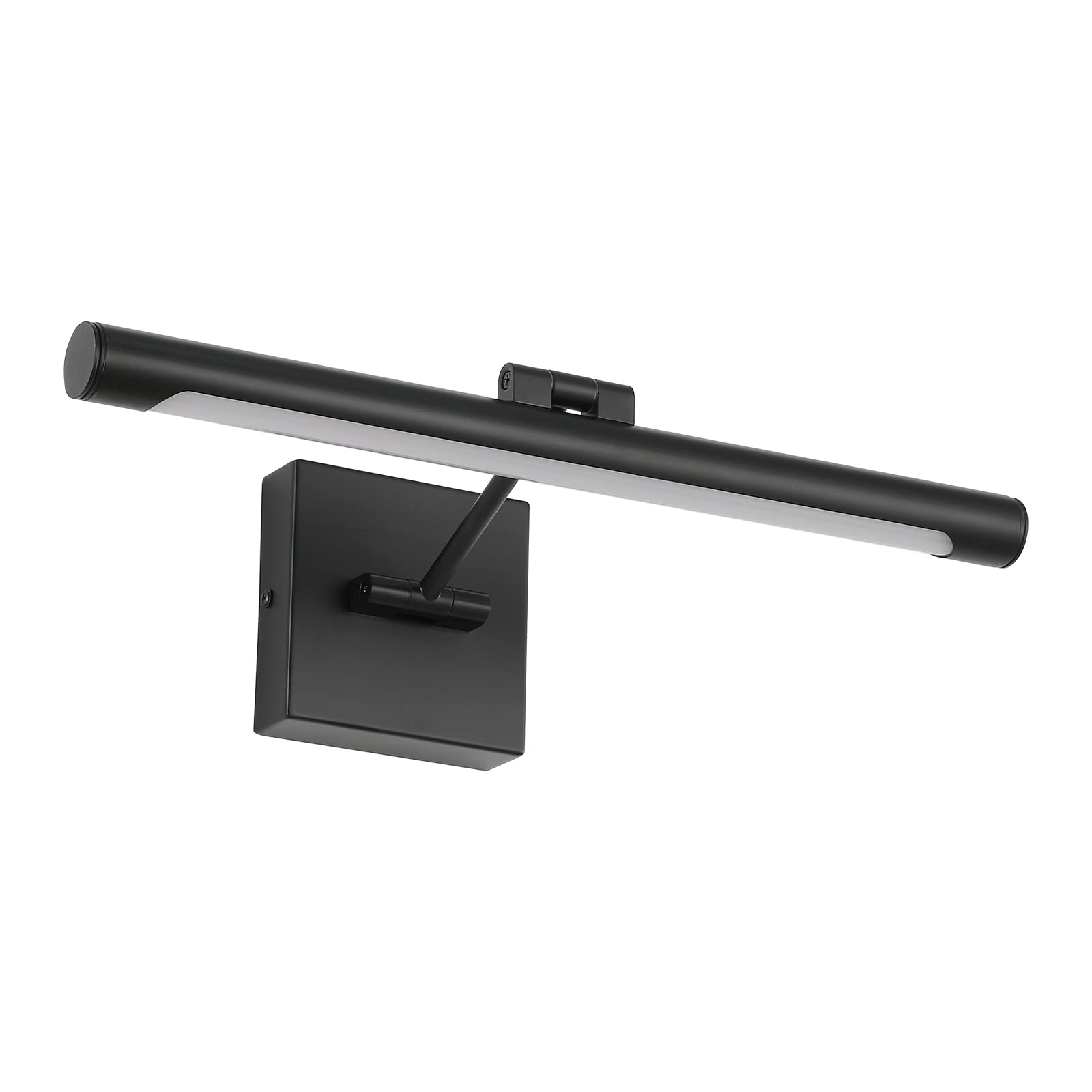 Joosenhouse Led Picture Light Fixtures 16.53'' Inches Long Modern Black Wall Lamps With Rotatable Lighting Tube Picture Frame Li