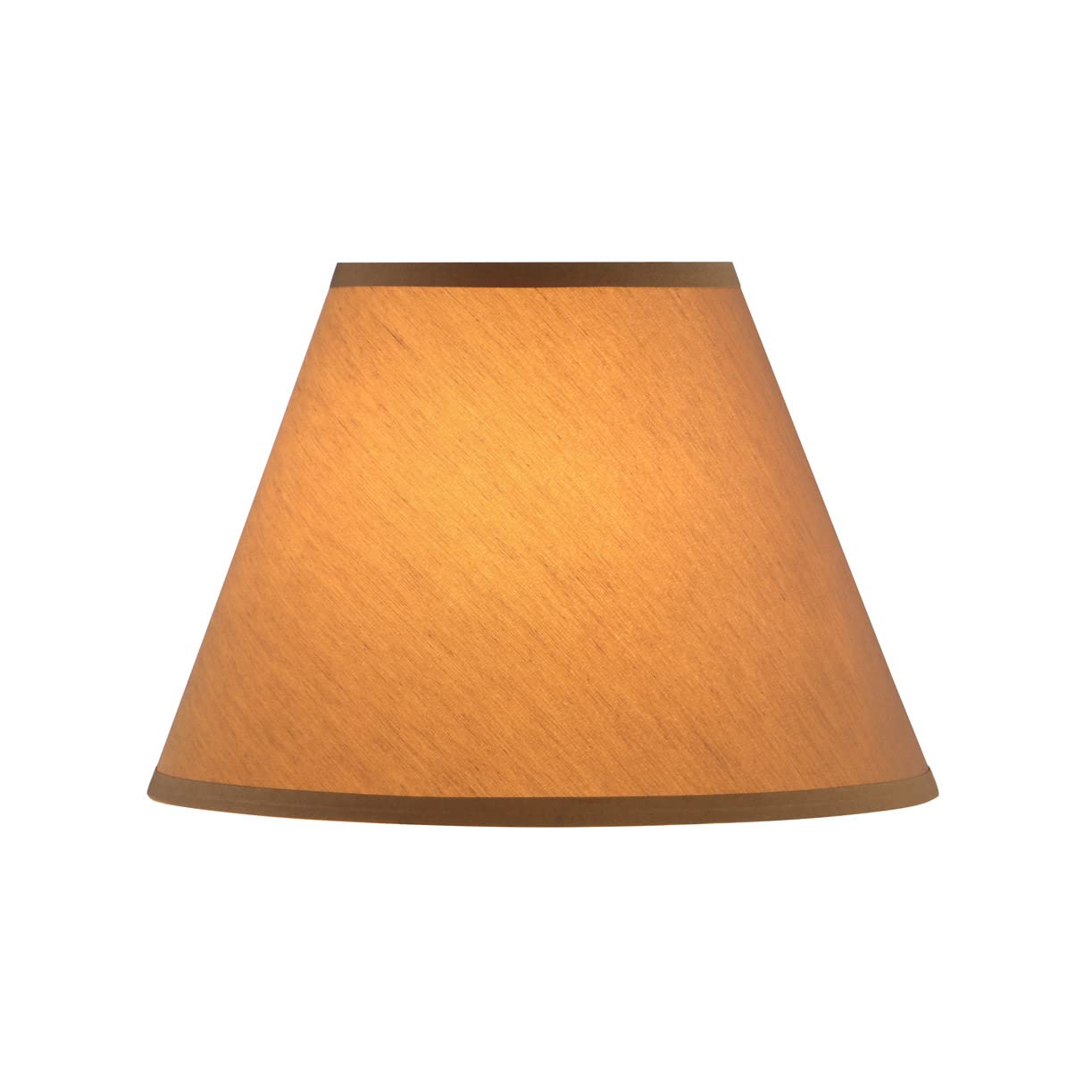 Aspen Creative 58883 Transitional Empire Shape Uno Construction Lamp Shade, Chocolate, 6&quot; Top X 12&quot; Bottom X 9&quot; Slant Height