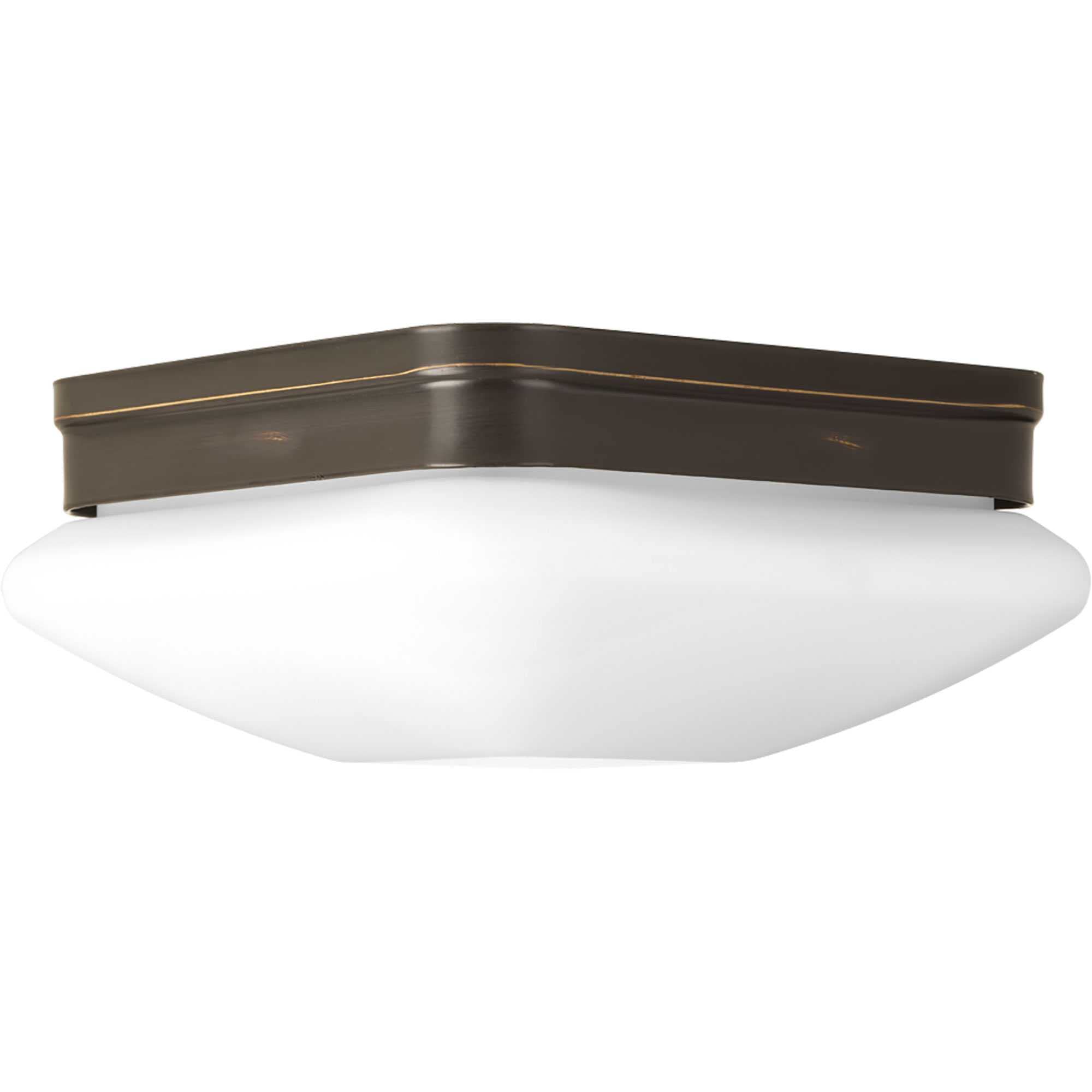 Progress Lighting P3549-09 Close-to-Ceiling Light, 9in, Brushed Nickel, Alloy Steel