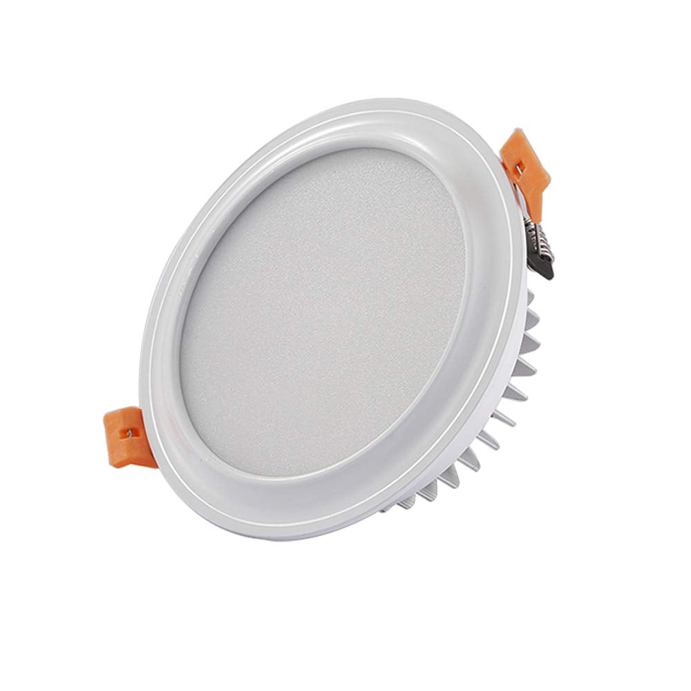 OZZKI Recessed 7w/9w/12w/15w LED Recessed Ceiling Downlight Lamp Spotlight Ultra Slim Aluminum Round Commercial Flat Panel Downl
