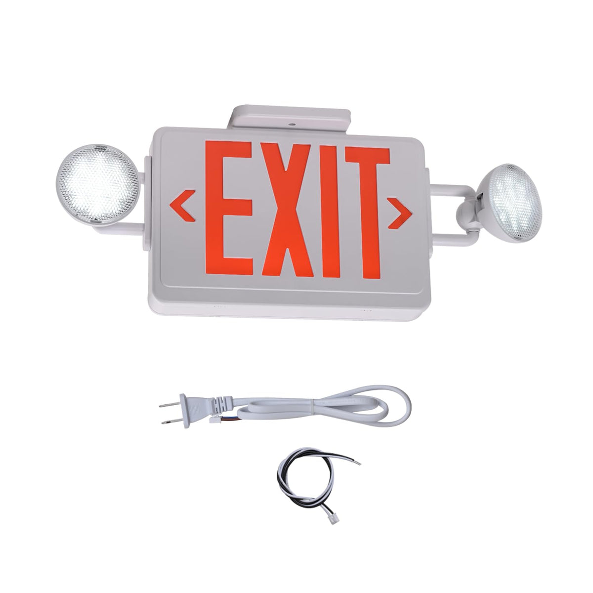 Emergency Exit Sign Plug In Apmeetlux Emergency Exit Sign with Lights Battery backup, 200lm 3Hours ...