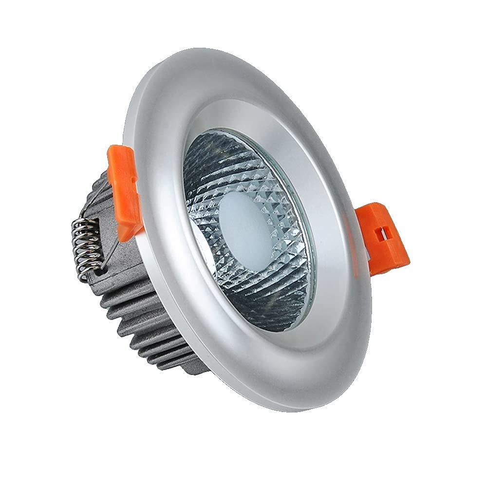 OZZKI Recessed Ultra Slim Ceiling Lights Aluminum Round Recessed Downlight Spotlight Energy Saving LED Panel Lamp Anti-Dazzle Ho