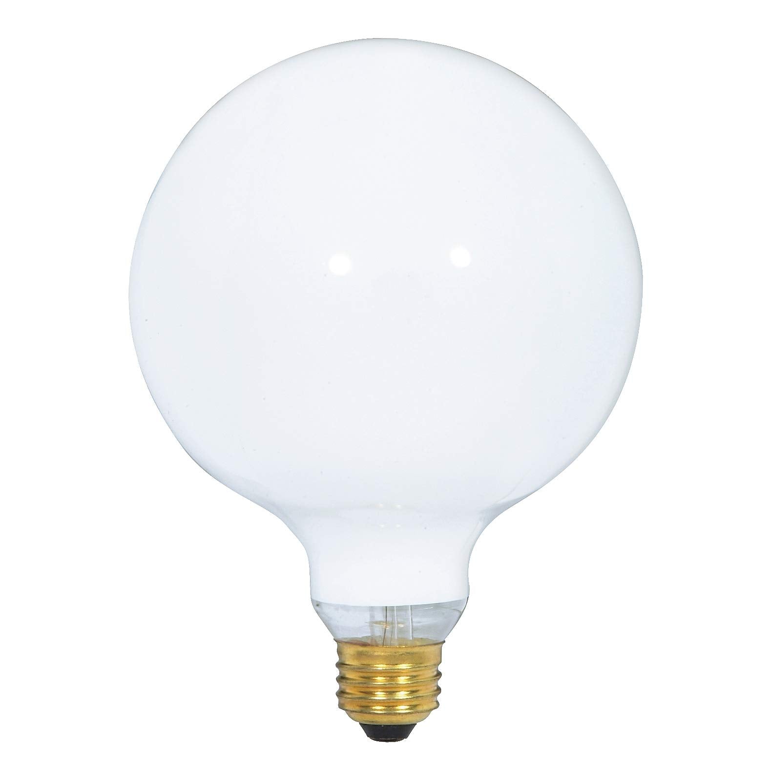 KOR G25 Incandescent Light Bulb 2700K Soft Light Dimmable 4 Pack White Finish 25-Watt