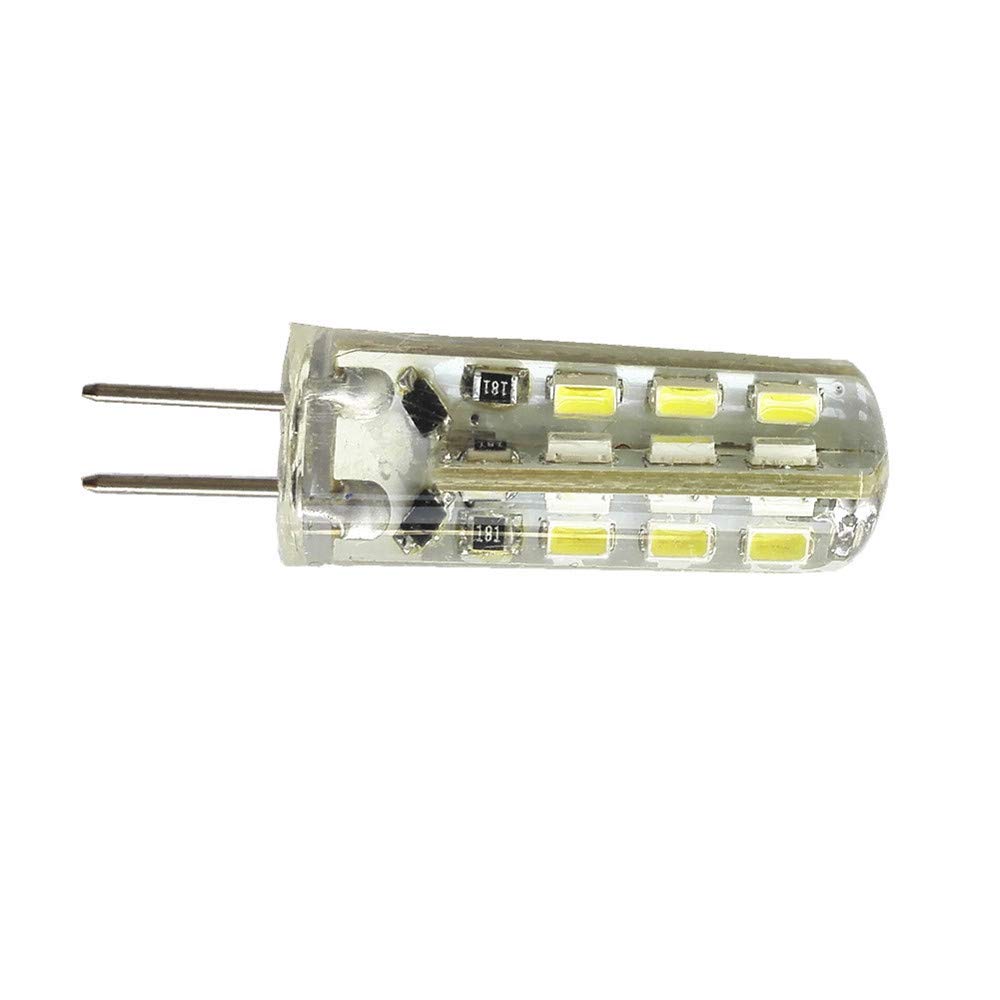 OMTO G4 LED Light Bulb 2W 3014 SMD 150lm 360° Waterproof Bi-Pin Base White 6000K (10-Pack)