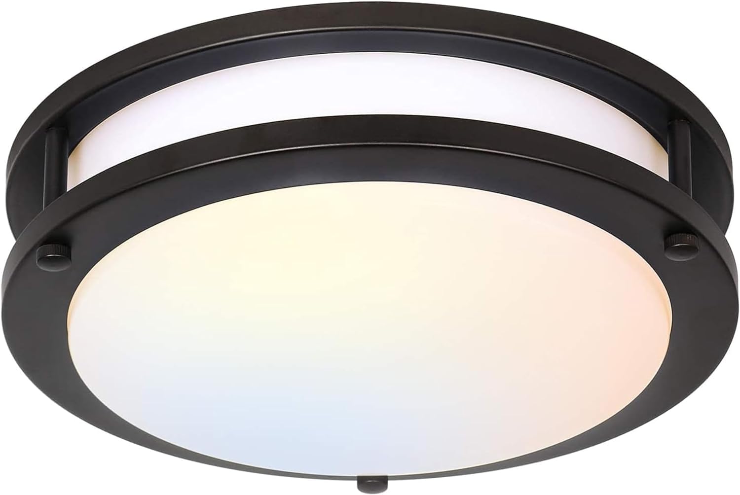 hykolity 13 inch Flush Mount LED Ceiling Light Fixture, Adjustable Ceiling Lights, Oil Rubbed Bronze Saturn Dimmable Lighting fo