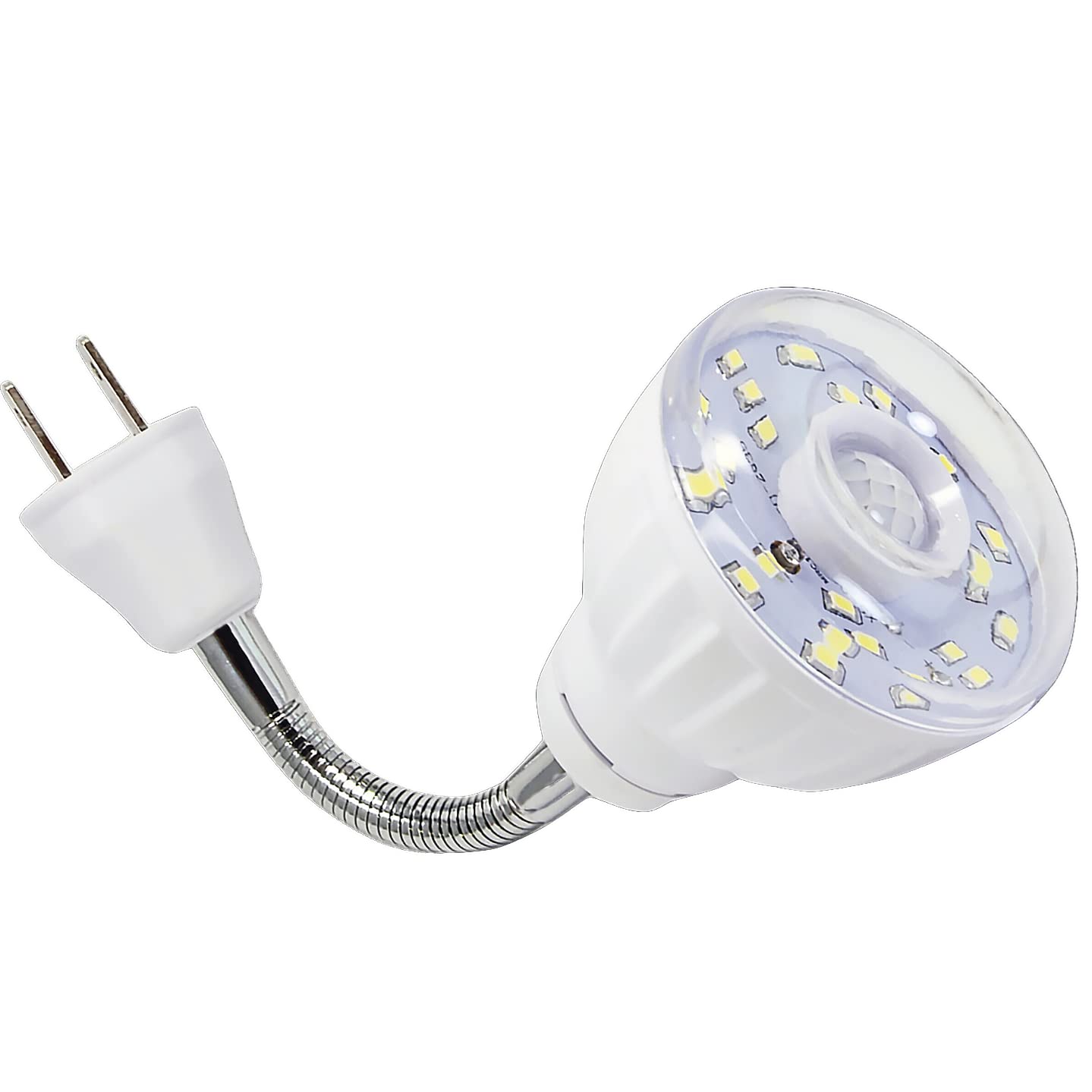 MaxFagell LED Motion Sensor Night Light - 3W Warm White - Plug-in Wall Lamp for Stairs, Closets, Garages, and Basements