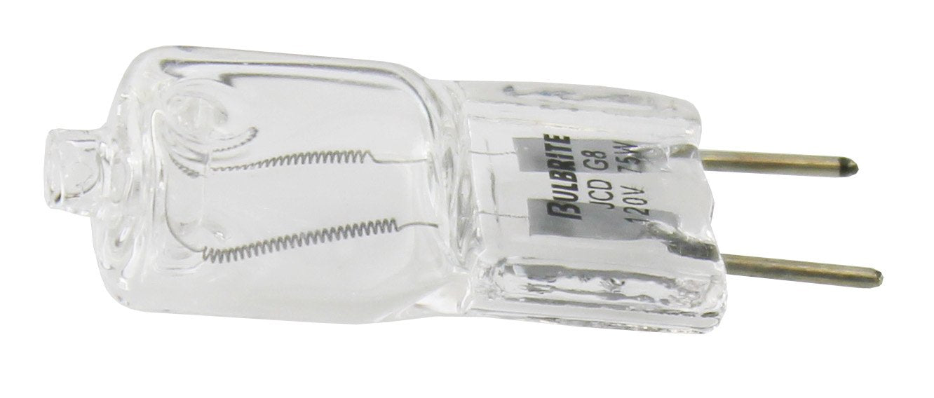 Bulbrite Q75Gy8/120 120-Volt Halogen Jc Type Line Voltage Gy8 Bulb, 75-Watt