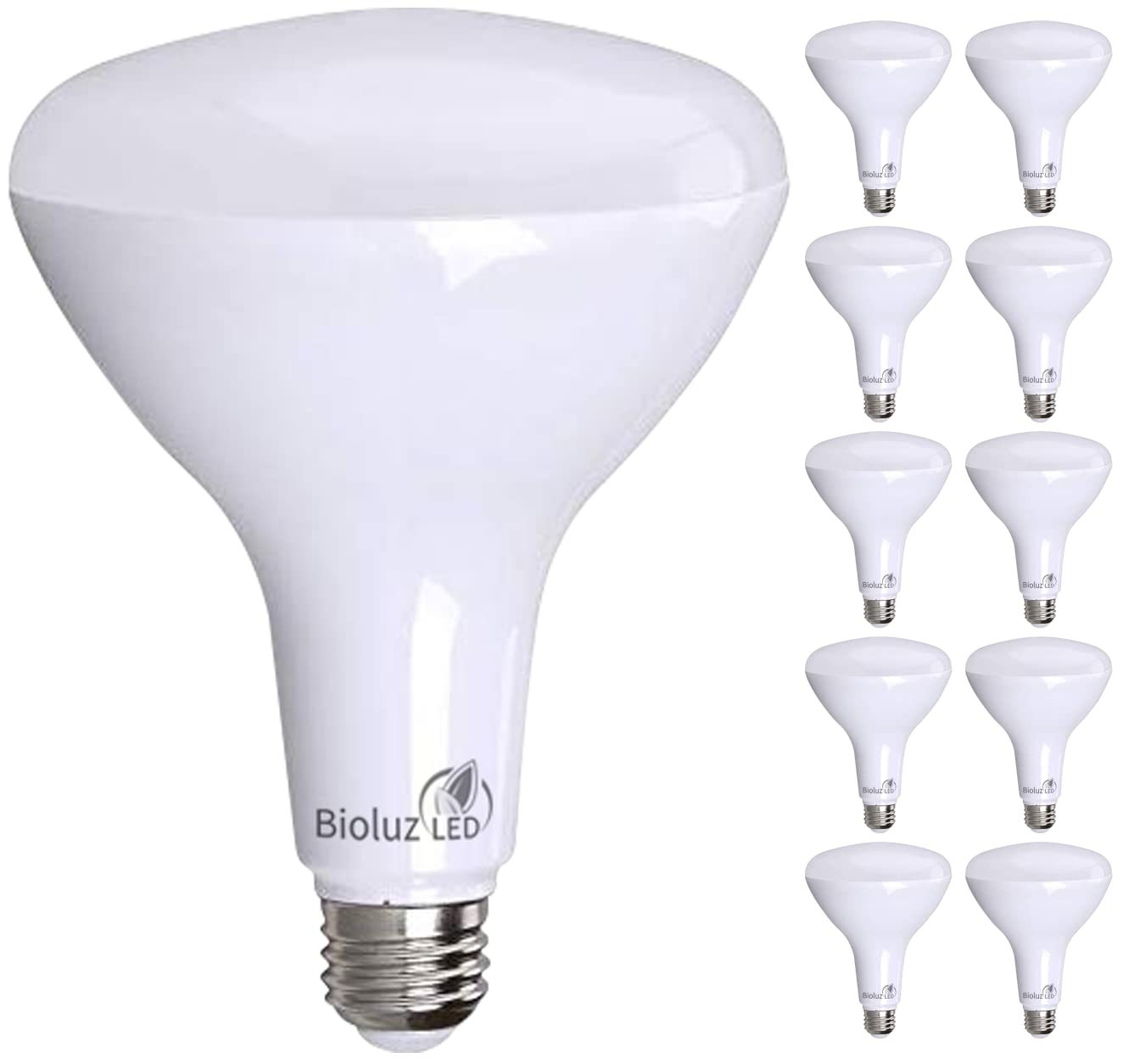 Bioluz Br40 Led Light Bulb 90 Cri Light Bulbs - Dimmable Flood Light (Uses 16W) Soft White 3000K Led Bulbs 110 Beam Angle Indoor