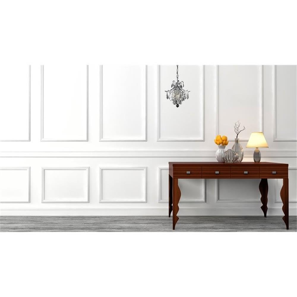 Elegant Lighting Living District Indoor Modern Home Decorative Bright Ceiling Amelia Collection Pendant D12in H15in Lt:3 Chrome Finish