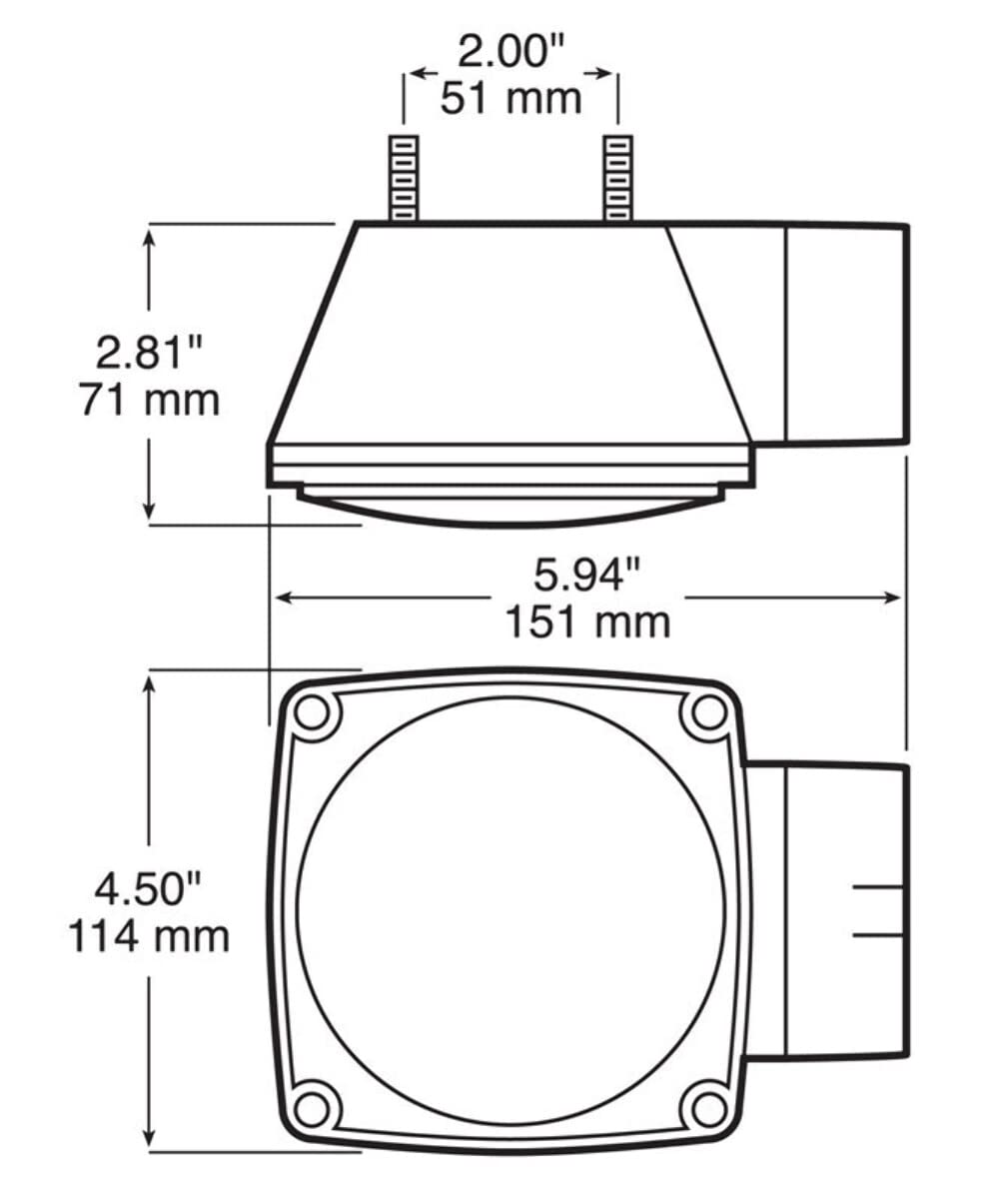 Peterson Manufacturing V544 Incandescent Trailer Light Over 80' Kit 5.94' X 4.50'