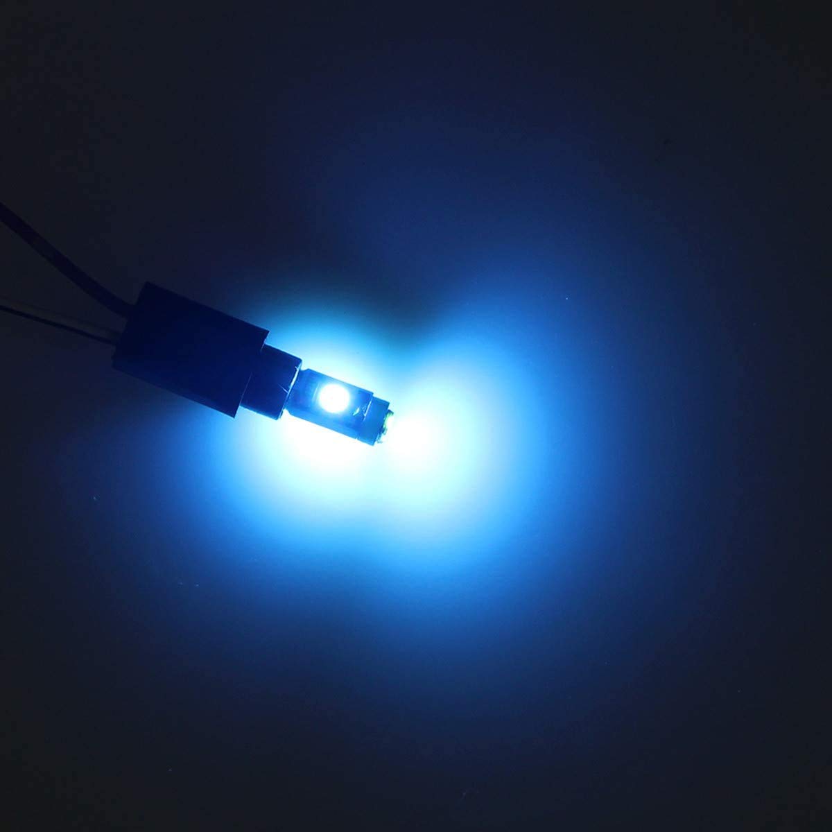 Nanpoku T5 LED Bulbs - Ice Blue, Error Free for Auto Dashboard, Gauge Cluster Indicator Lights, 74 73 37 2721 Model