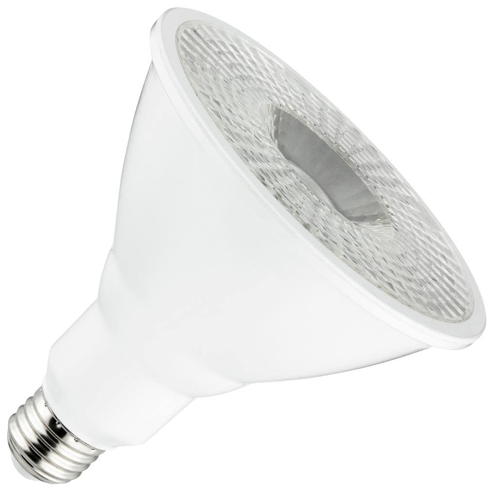 Sunlite 87937 LED PAR38 Long Neck Spotlight Bulb, 15 Watt (100W Halogen EQ), 1200 Lm, 40 Flood Beam, Medium E26 Base, 90 CRI, Di