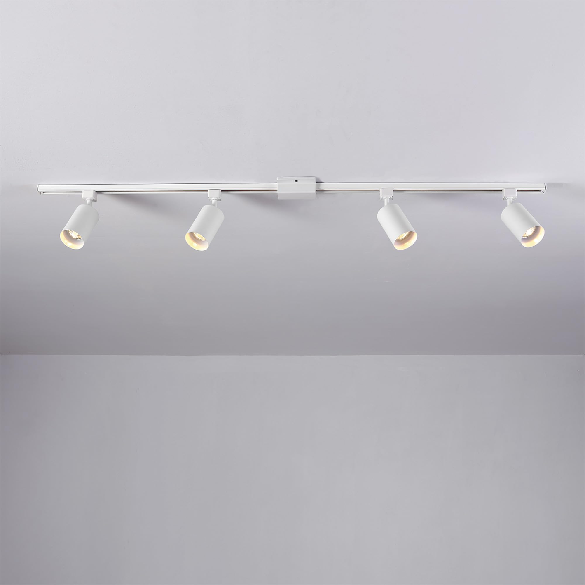 Globe Electric 59740 Tribeca 4-Light Track Lighting Kit, Metal, 56in, Matte White