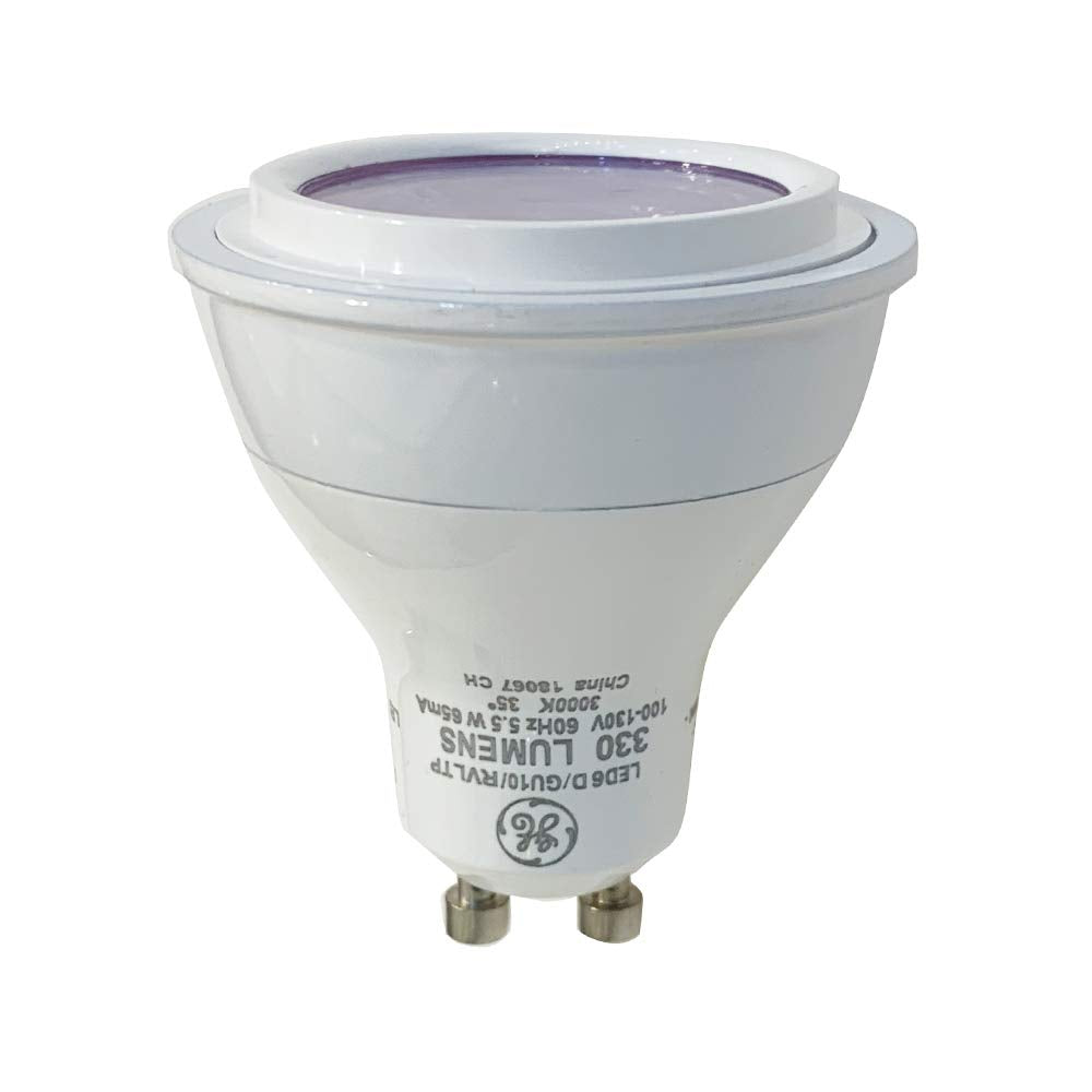 GE Lighting MR16 LED Light Bulb, 5.5W (50W replacement), 330 Lumens, GU10 Base, Model 92323, 1-Pack