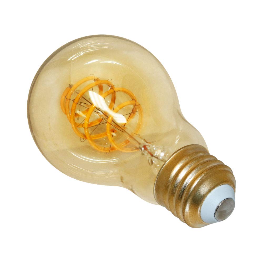 Euri Lighting Dimmable Led A19 Filament Bulb, Warm White 2200K, 4.5W,