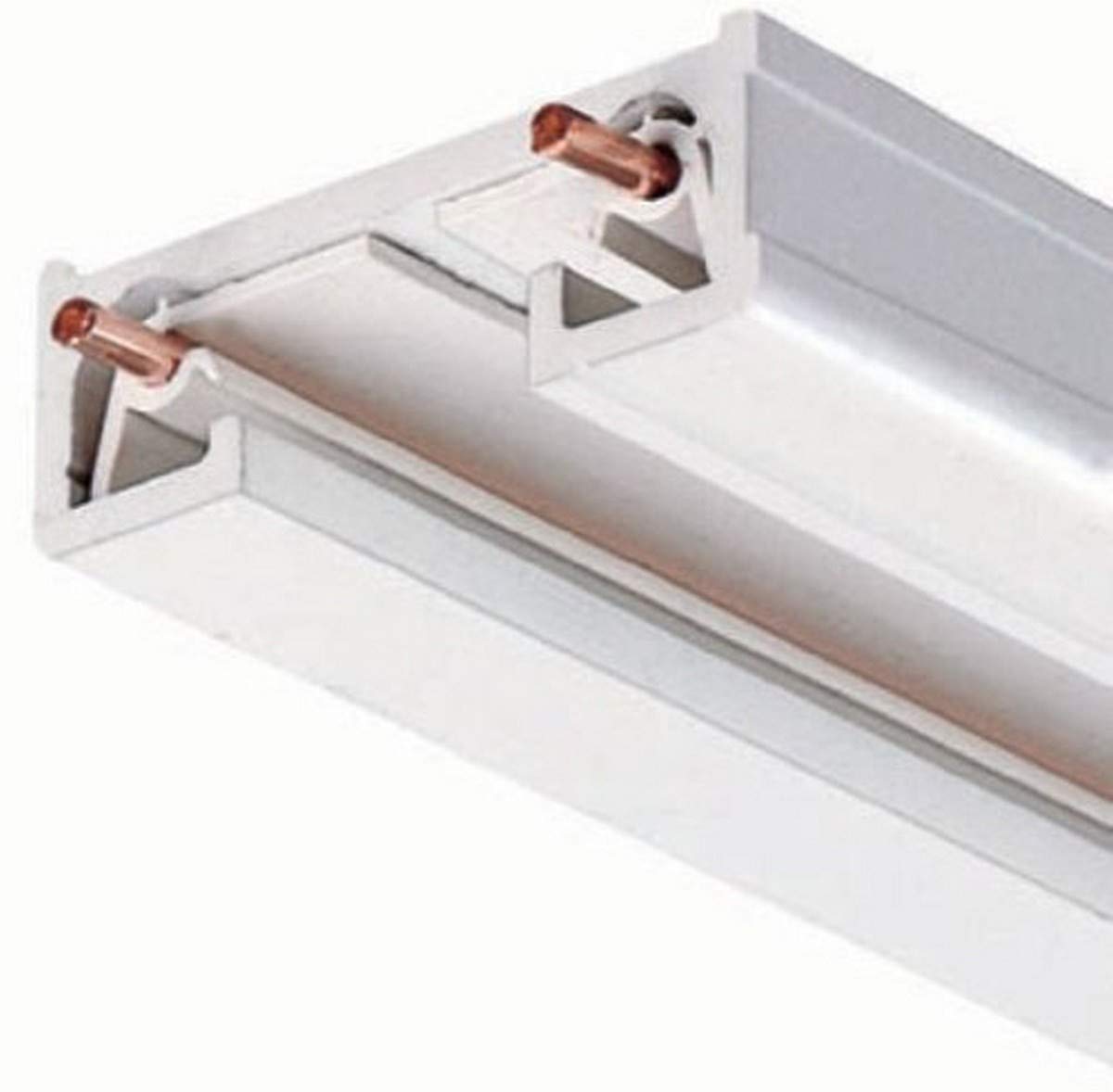 Juno Lighting R4WH LED Surface Trac section Trac-Lites, 44-Inch, White