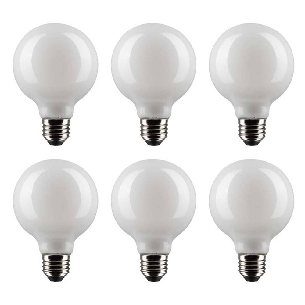 Satco S21244-4.5 Watt G25 LED Bulb - 2700K (6 LED Light Bulbs)