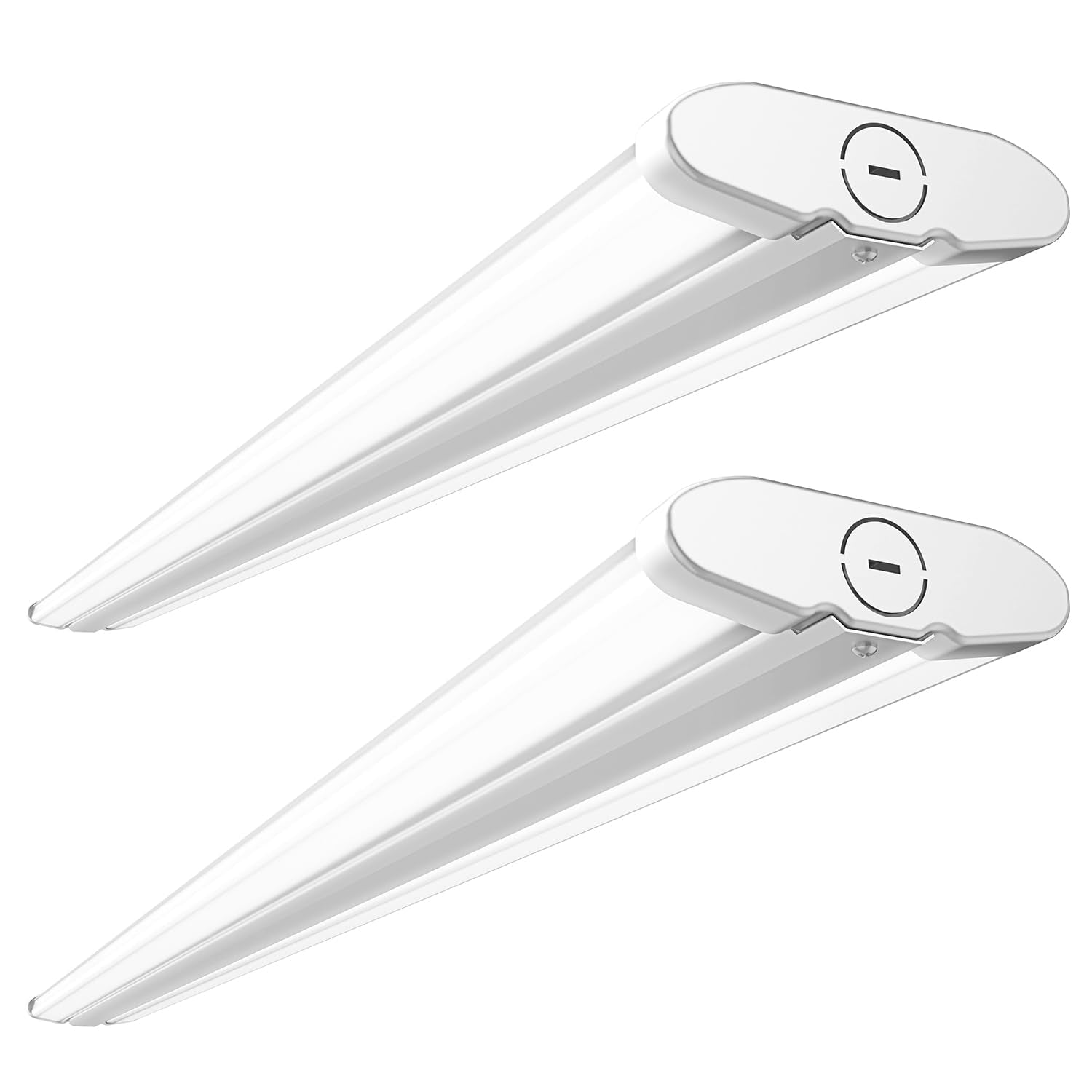Sunco 4Ft Led Shop Light, Hardwired Garage Lights For Workshop, Wraparound, 8200 Lumens, Surface Mount, Selectable Features, 50W