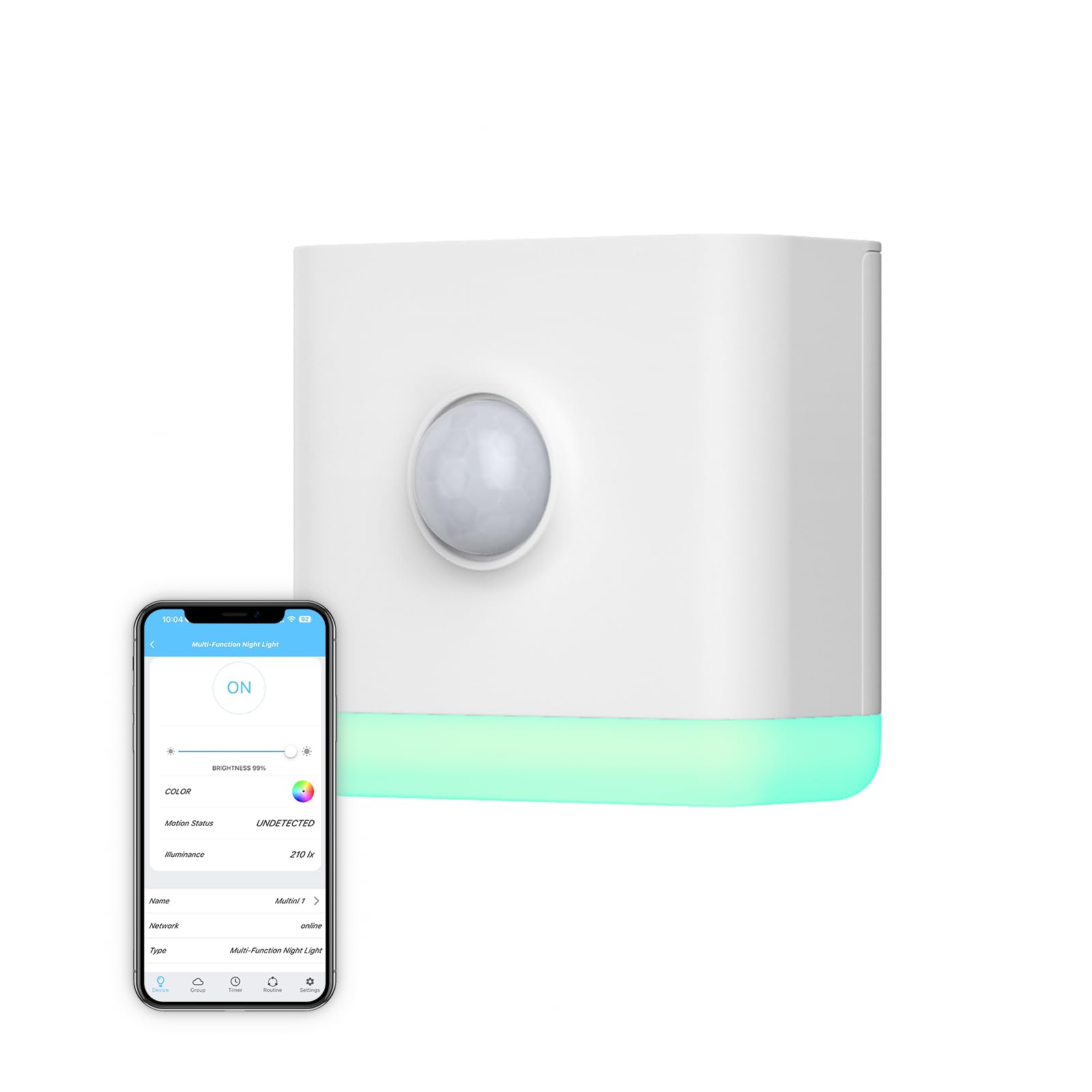 Thirdreality Multi-Function Night Light, Zigbee Repeater, 3-In-1 Combines A Motion Sensor, A Illumination Sensor And Rgb Color Night Light, 1-100% Adjustable Brightness, Zigbee Hub Required