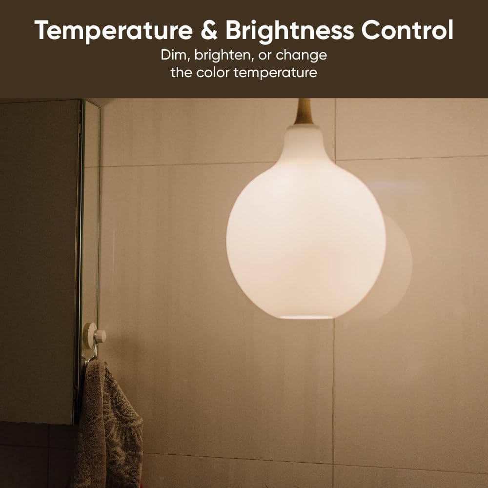 Wyze Lifestyle Bulb A19 Wi-Fi Smart Light, Dimmable, 800LM, 4-Pack, Tunable White 2700K-6500K, Compatible with Alexa & Google