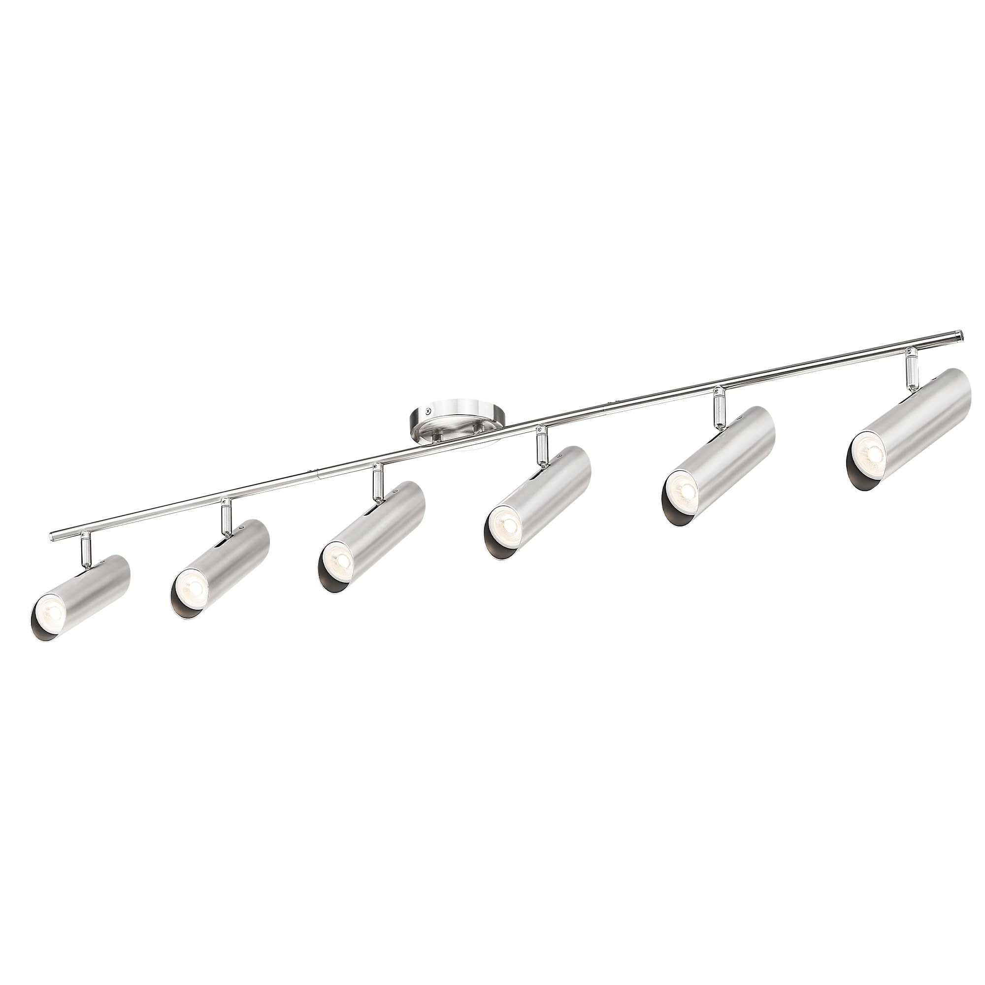 Femila 50 Led Track Lighting  3000K Led Bulbs Included  Kitchen Track Lighting Fixtures Ceiling  4Fs79Tl-6 Bn