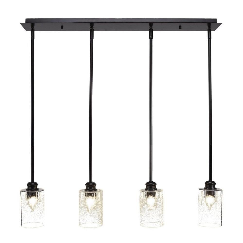 Edge 4 Light Linear Pendalier In Espresso (1156-Es-300)