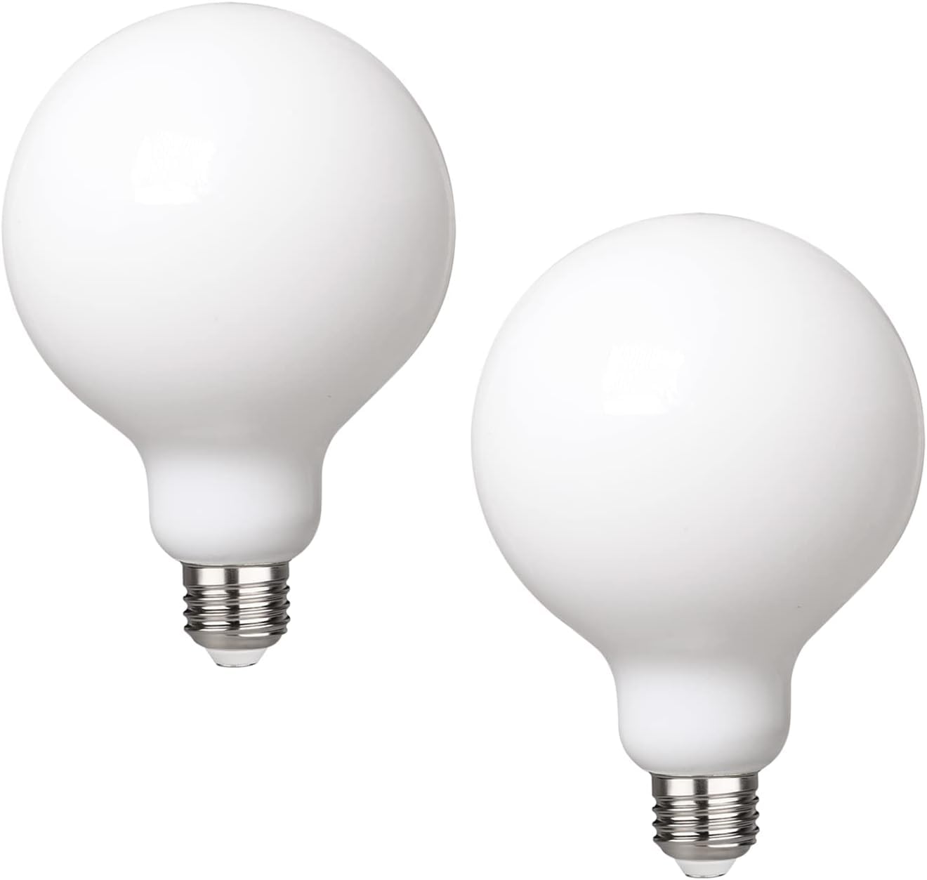 Myemitting 2 Pack G30/G95 Led Bulb Dimmable Led Globe Bulb, 5.5W Equivalent 60W Led Globe Light Bulbs, Neutral White 4000K Cri 9