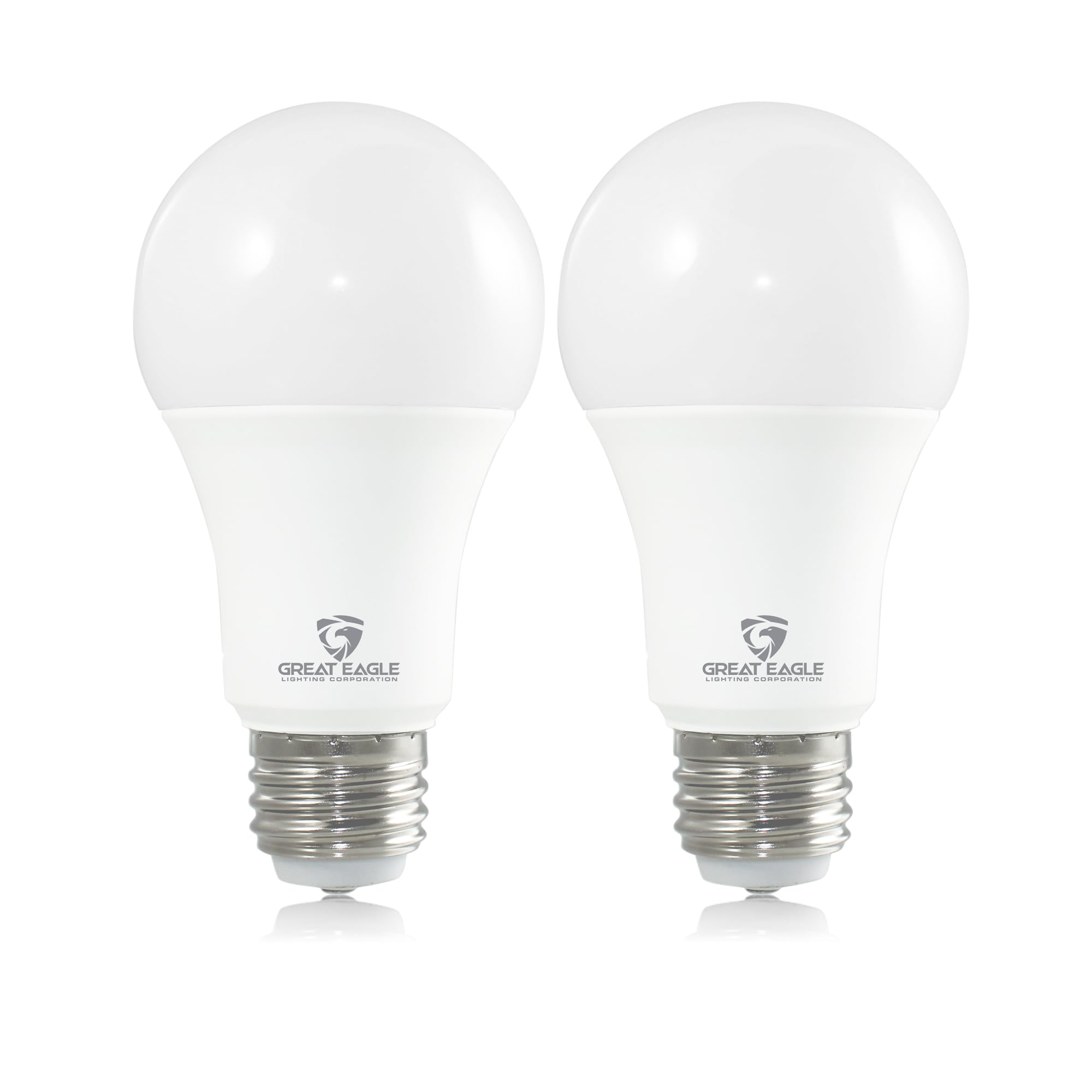 Great Eagle Lighting Corporation 40/60/100W Equivalent 3-Way A19 Led Light Bulb 3000K Soft White Color (2-Pack)