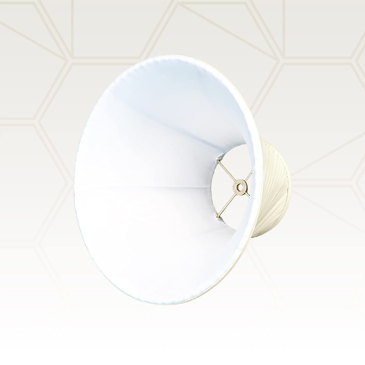 Royal Designs Bs-717-12Eg Twisted Pleat Basic Lamp Shade, 6 X 12 X 9, Eggshell