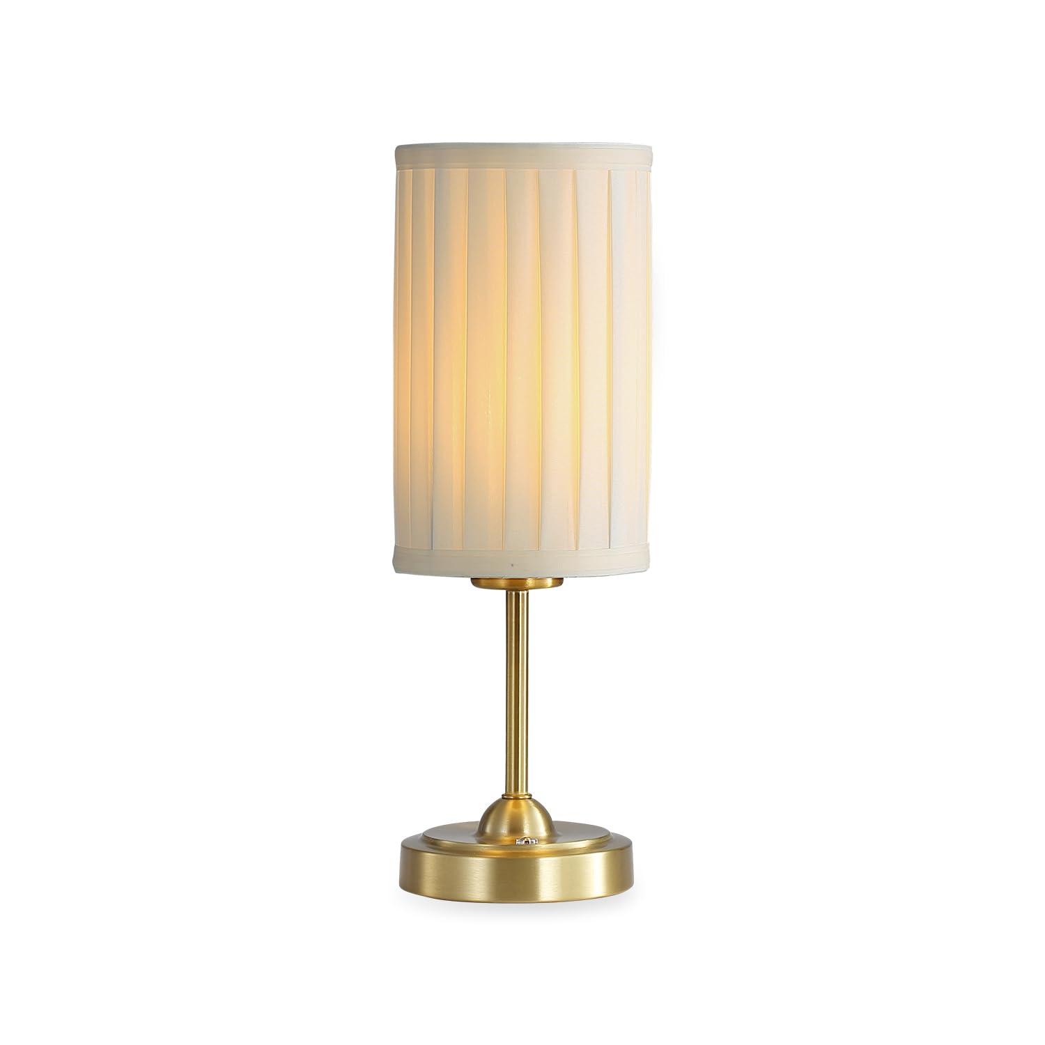 GaoIlalight Portables Cordless Table Lamp, LED Fabric Shade Desk Lamp,Rechargeable Battery Operated,Lighting for Bedroom, Bedsid