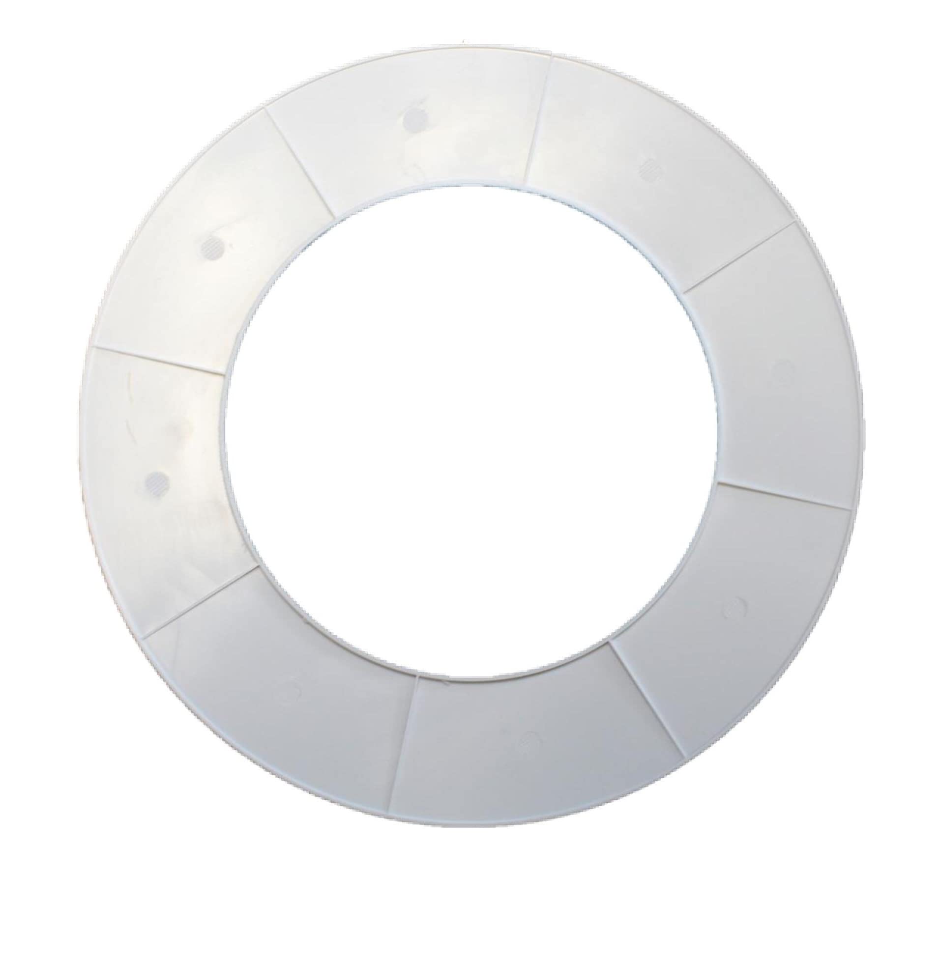 JSP Manufacturing Trim Rings Plastic Ring 10in Inch Recessed Light Fixture 50 Pack White