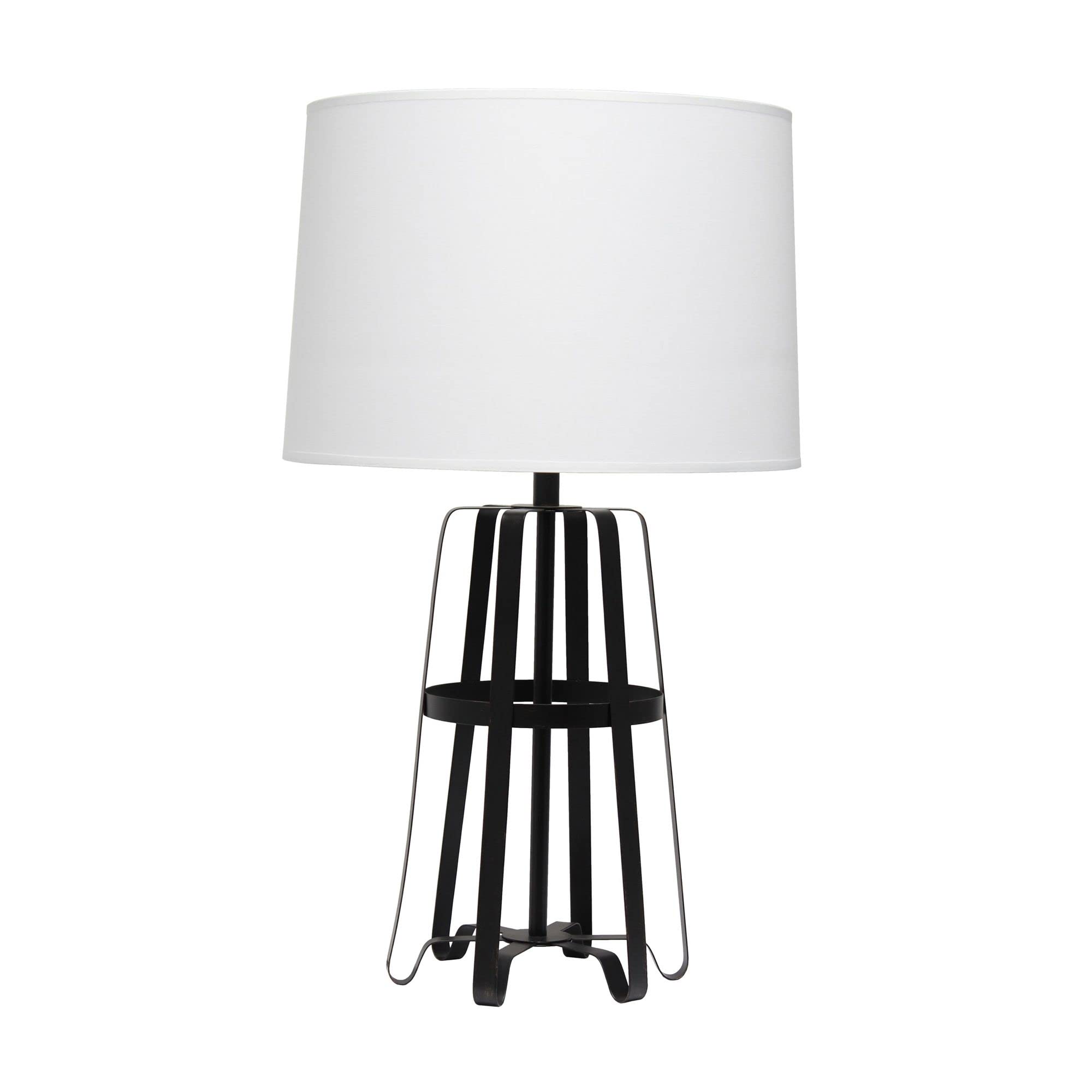 Simple Designs LT3310-ORB Metal Table Lamp, Iron, Oil Rubbed Bronze