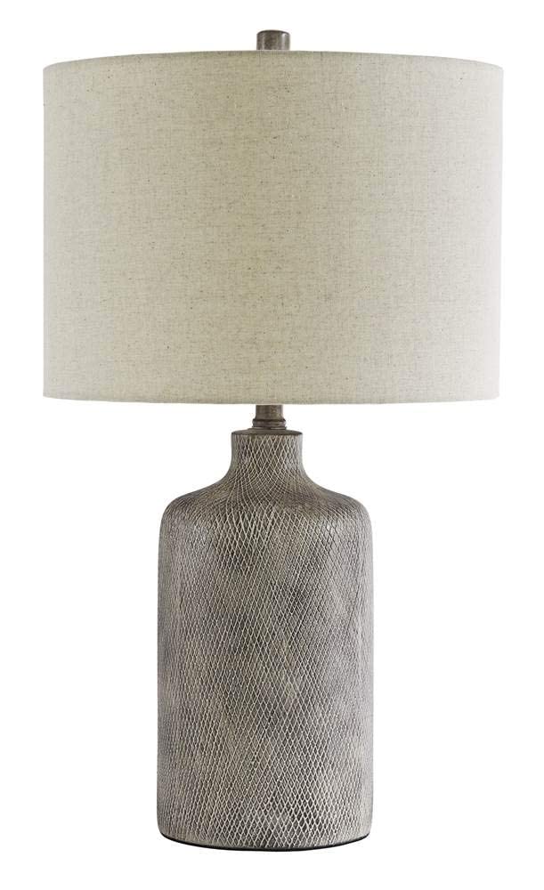Signature Design by Ashley Linus 25in Ceramic Table Lamp, Antique Black, Model L117964