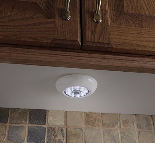 LIGHT IT! 9 LED Wireless Stick On Tap Light, 6-Pack, Black, Model 30014-303