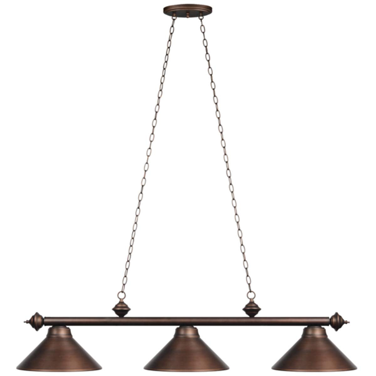 54 3LT BILLIARD LIGHT- OIL RUBBED BROZE