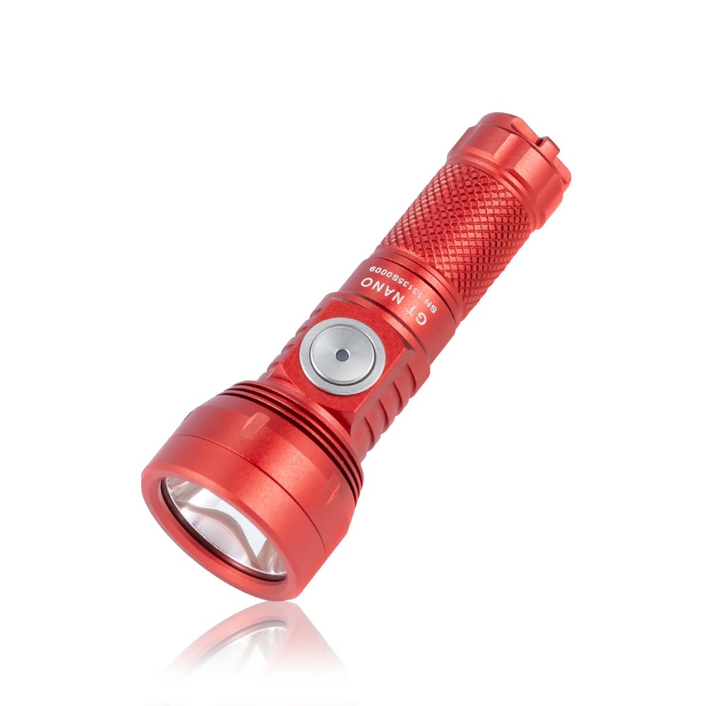 LUMINTOP GT Nano 3.0 Keychain Flashlight 700 Lumens USB-C Rechargeable Aluminum NANO V3 Red