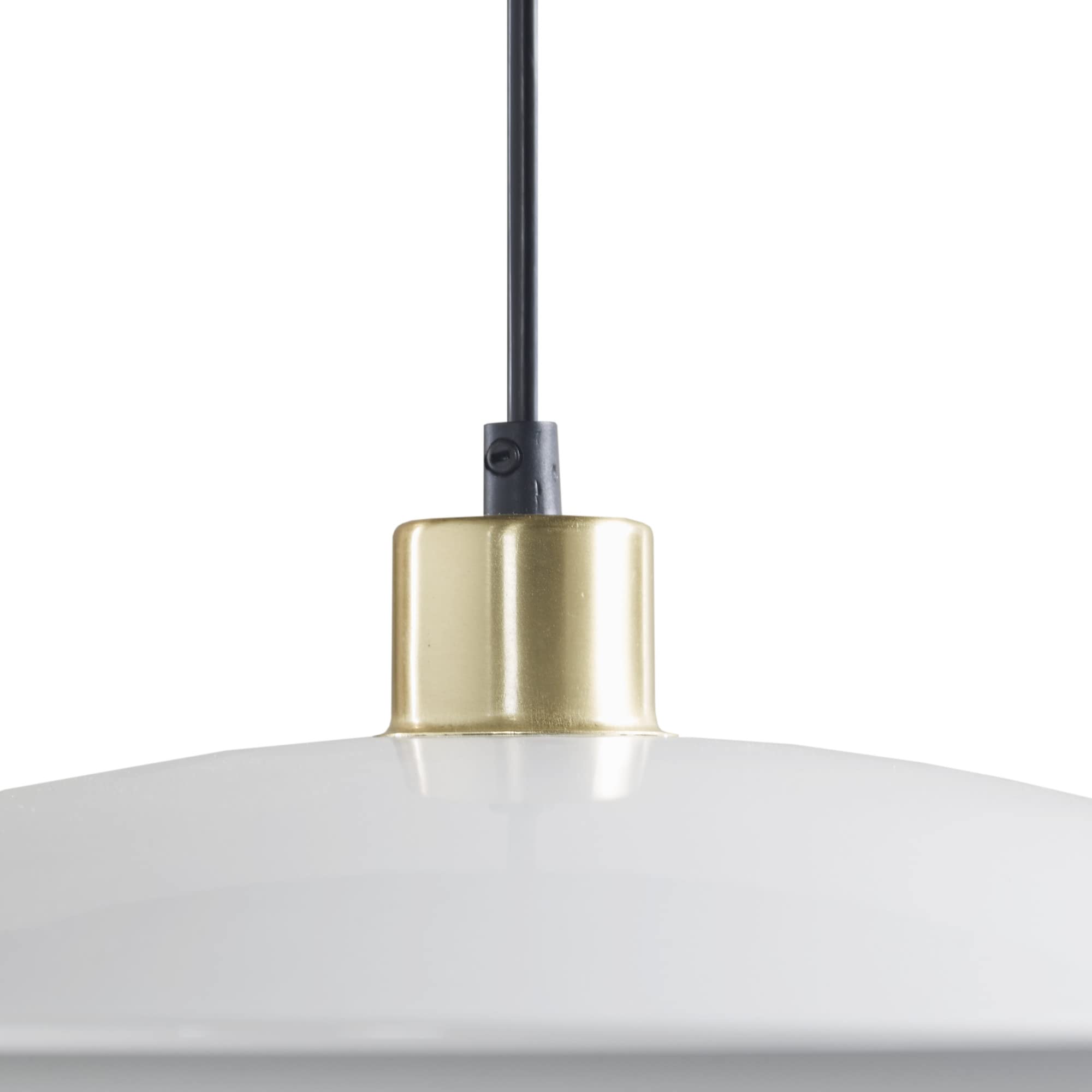 INK+IVY saben Mid-Century Modern Pendant Light Fixtures for Kitchen Island, Adjustable Hanging Ceiling Light with 2 Tier Disk La