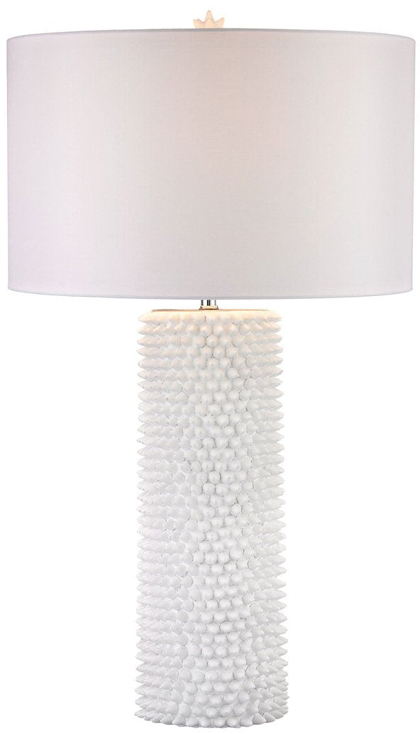 Elk Home Punk 29.75&quot; High White Ceramic 1-Light Table Lamp - Modern Home Decor Accent