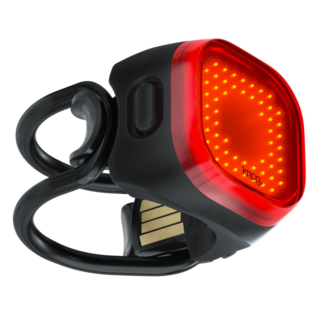 Knog Blinder Mini Rear Bike Light - Compact USB Rechargeable Bike Tail Light, 30 Lumen COB LED, 8 Flash Modes, Ultralight 17g, I