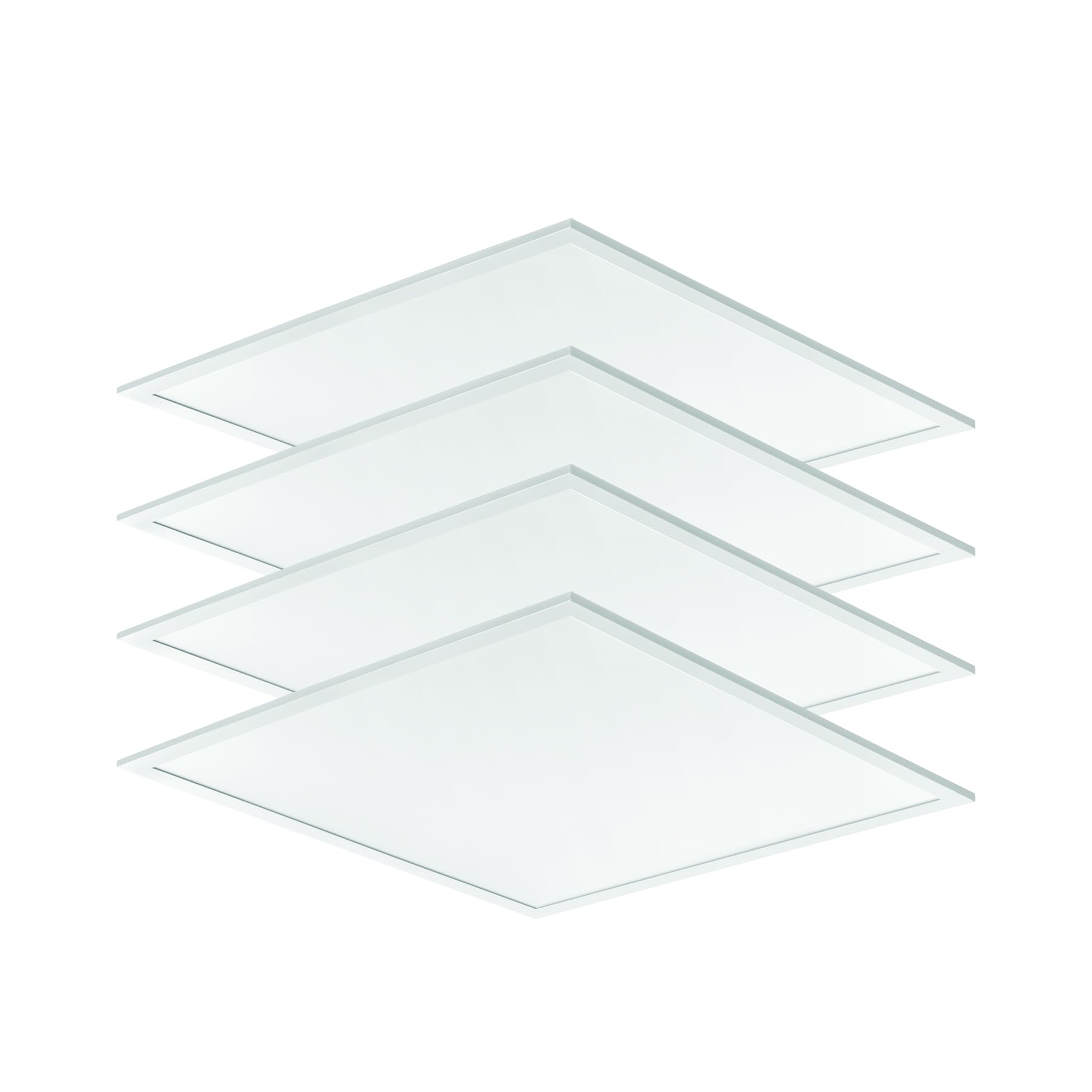 Lithonia Lighting CPX LED Flat Panel Light, 2Ftx2Ft LED Light Panel, Ceiling Lighting Fixture, 2500/3200/4000 Adjustable Lumens,