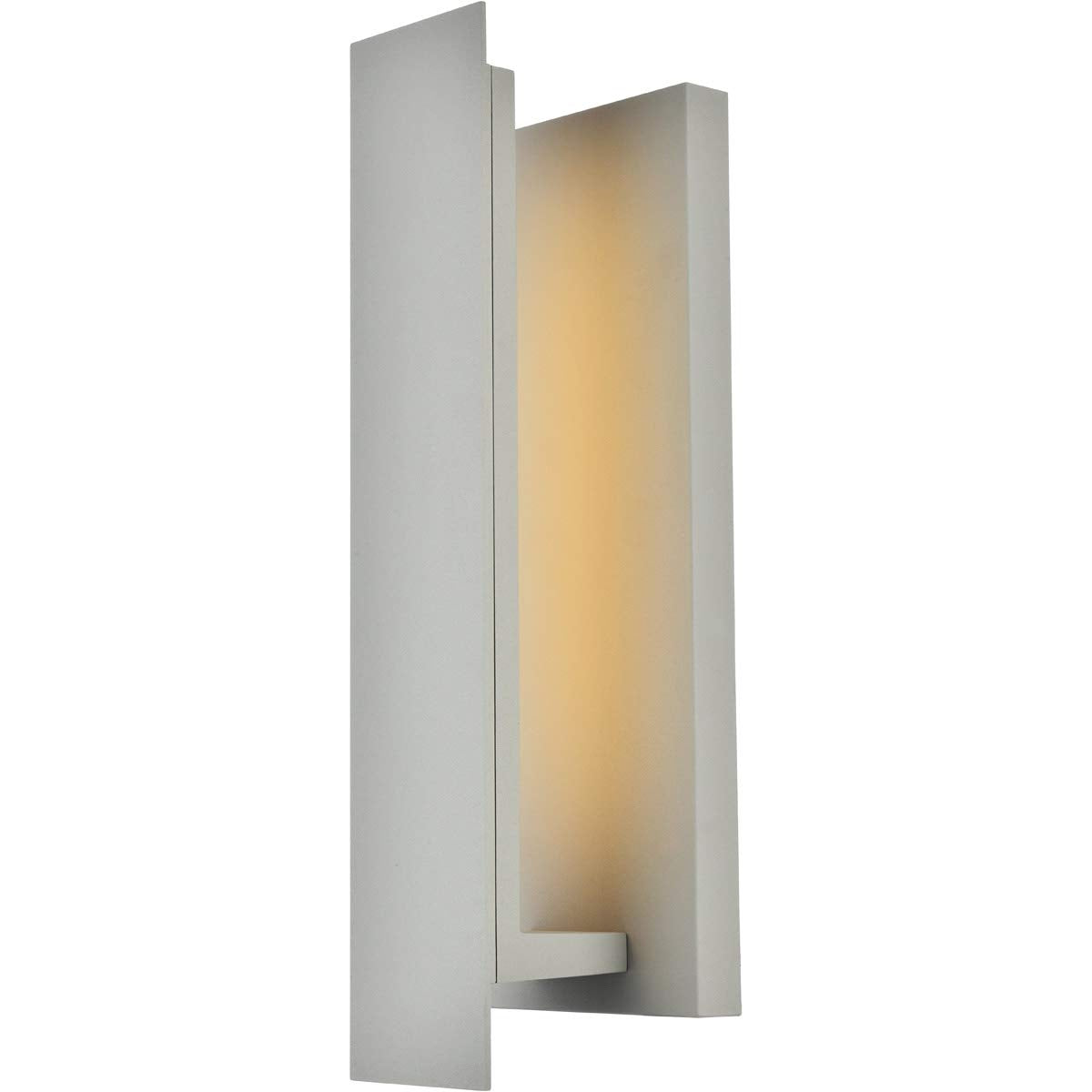 Elegant Lighting Living District Raine 1-Light Modern Aluminum LED Wall Sconce in Silver