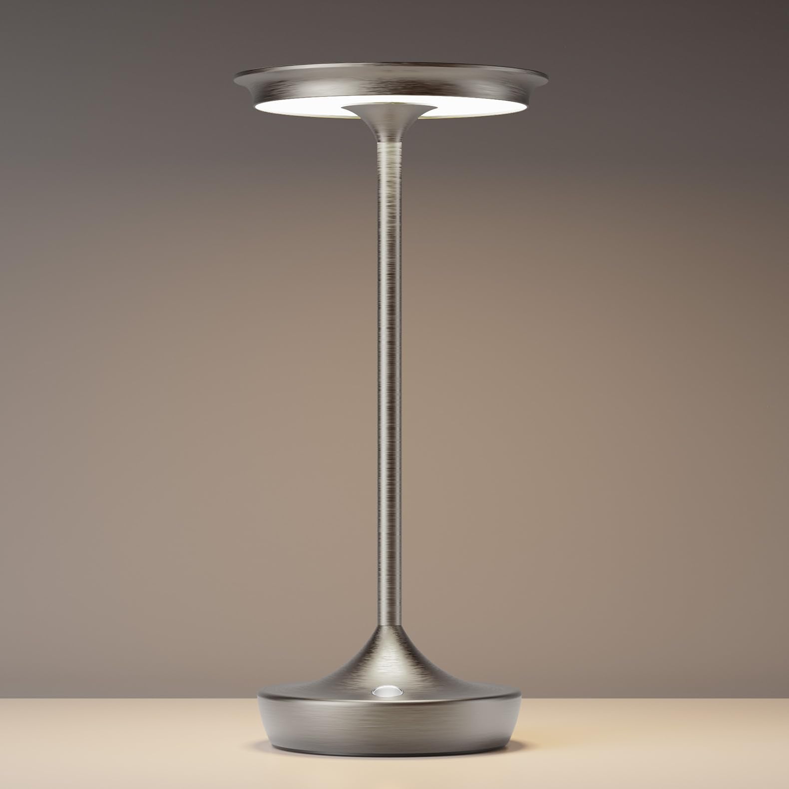 Tpczqj Led Cordless Table Lamp Rechargeable-Battery Operated Lamps, Portable 3 Color Touch Dimming Waterproof Light For Patio/Re